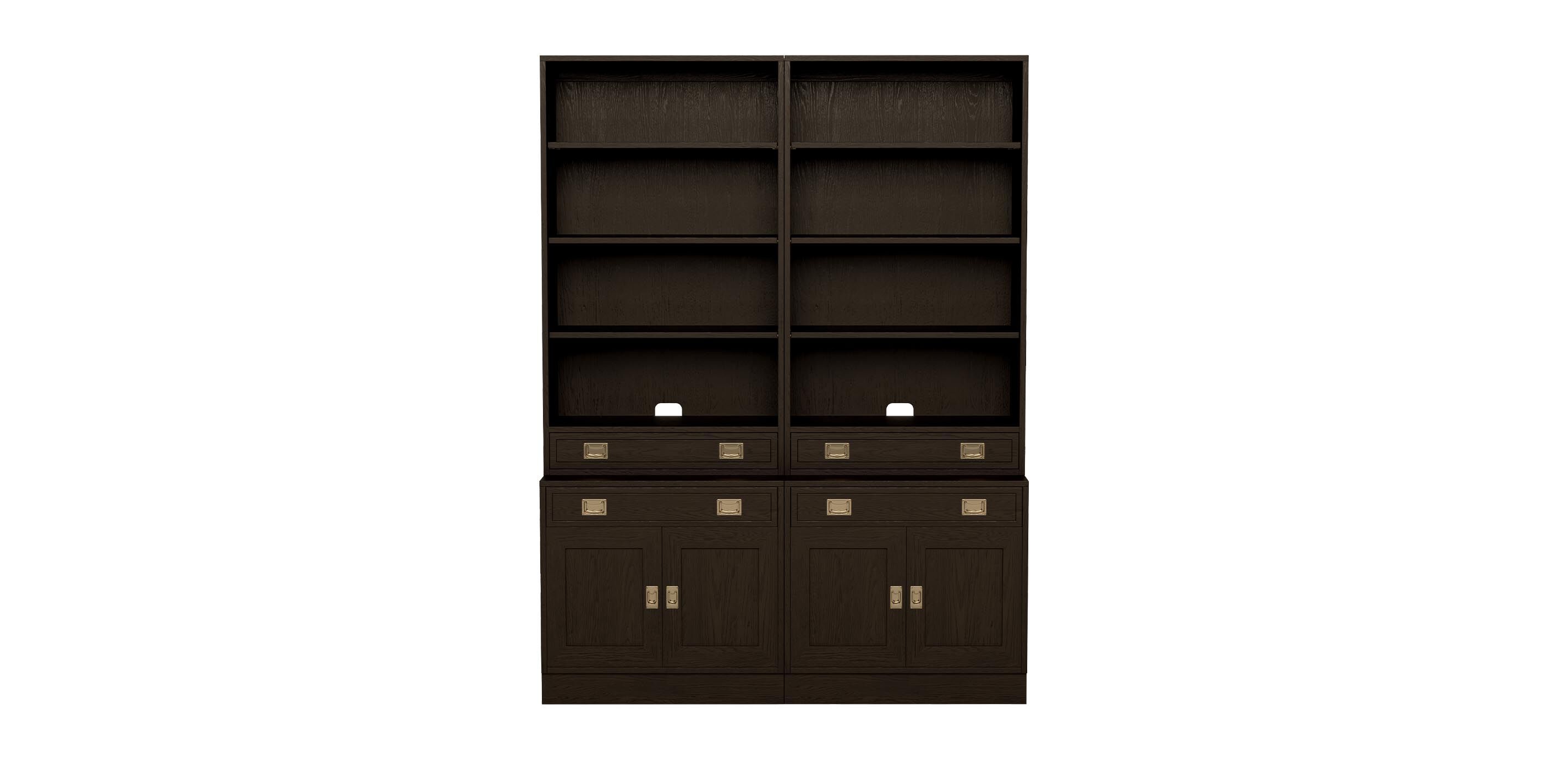 Callum Double Bookcase