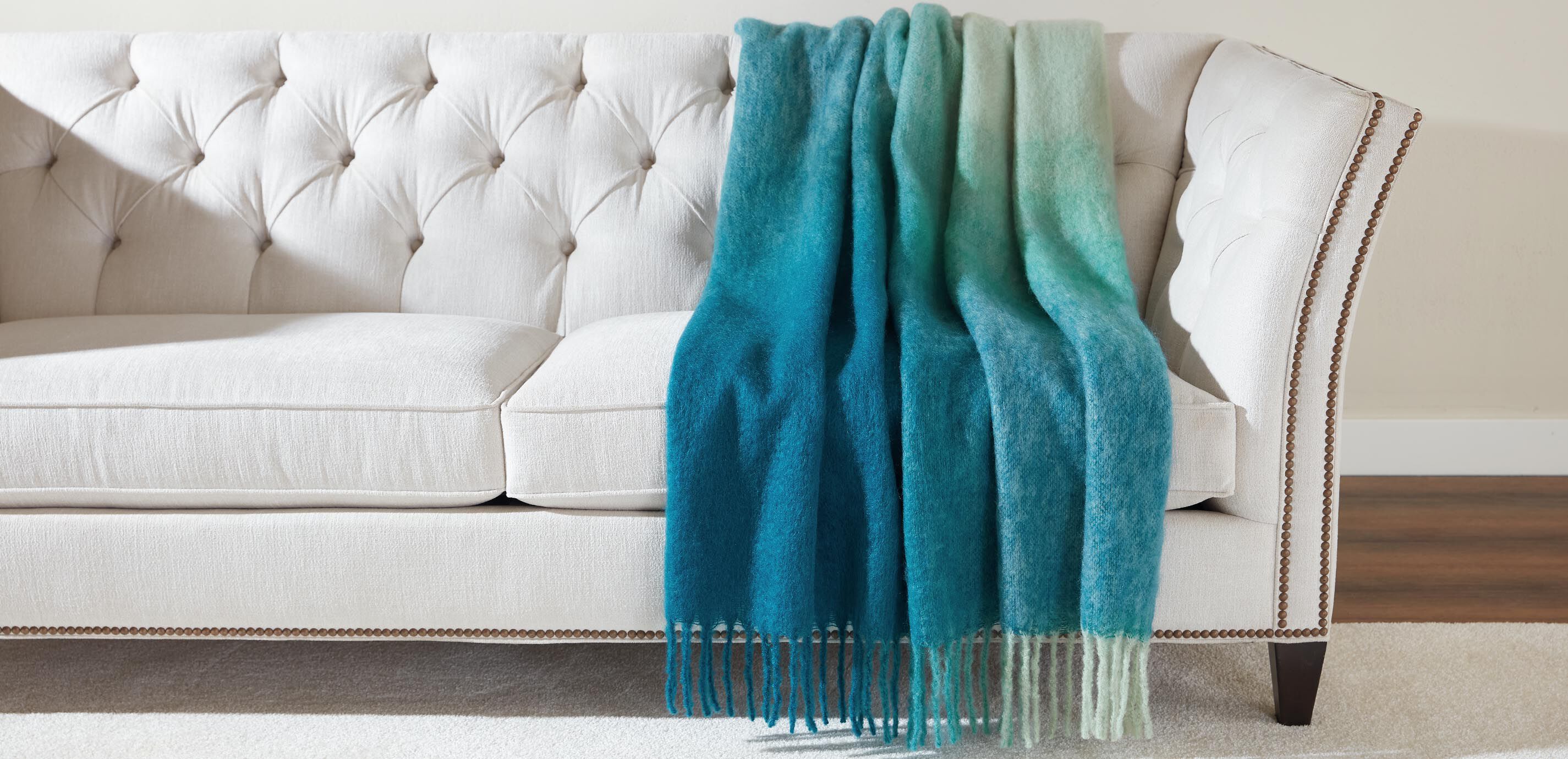 Ombre Mohair Throw