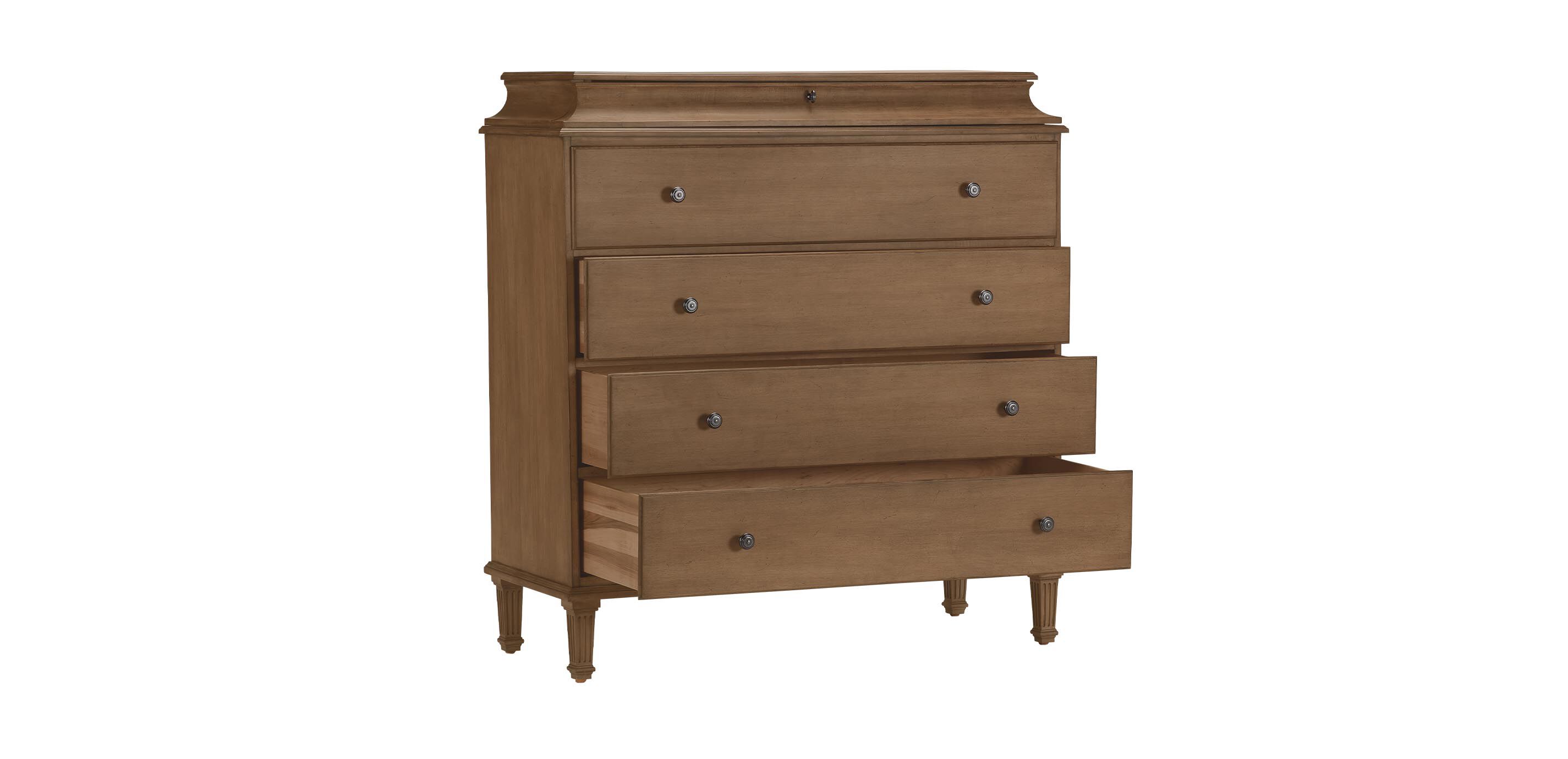 柔らかい Leora Tall Chest with 4 Drawers | Ethan Allen シャツ/ブラウス(長袖/七分)