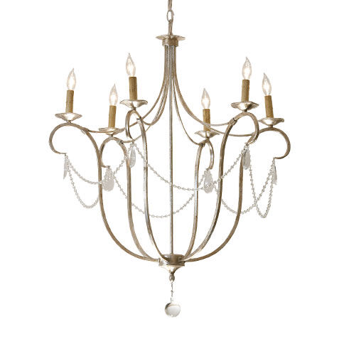 Cali Aged Silver Chandelier image