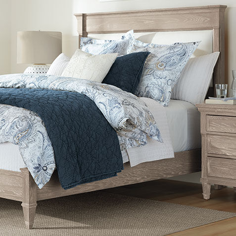 Continental Upholstered Bed Product Tile Hover Image C55686G