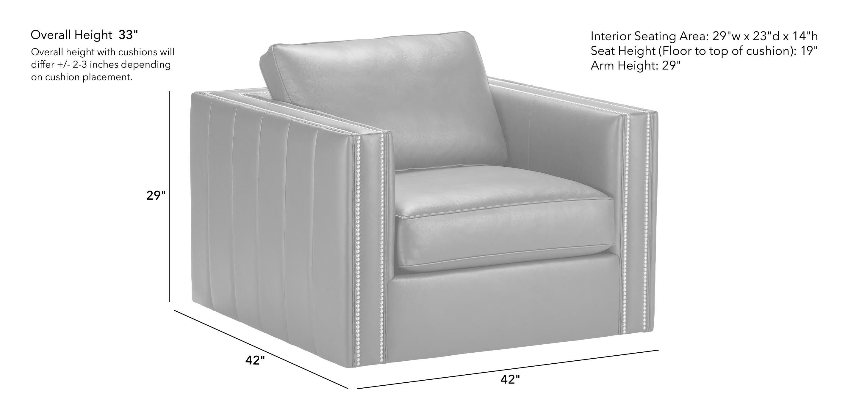 Presley Swivel Chair Oversized Swivel Chair Ethan Allen