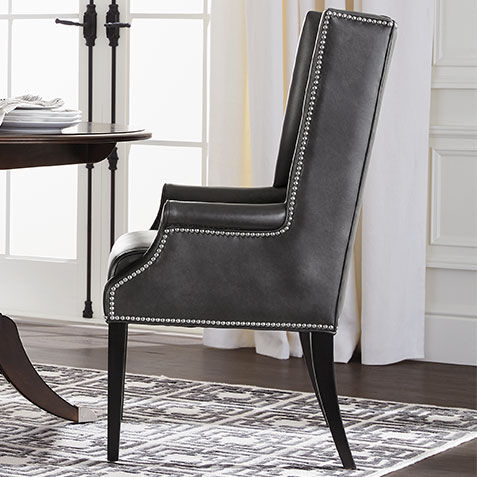 Yves Leather Host Chair Product Tile Hover Image 727314