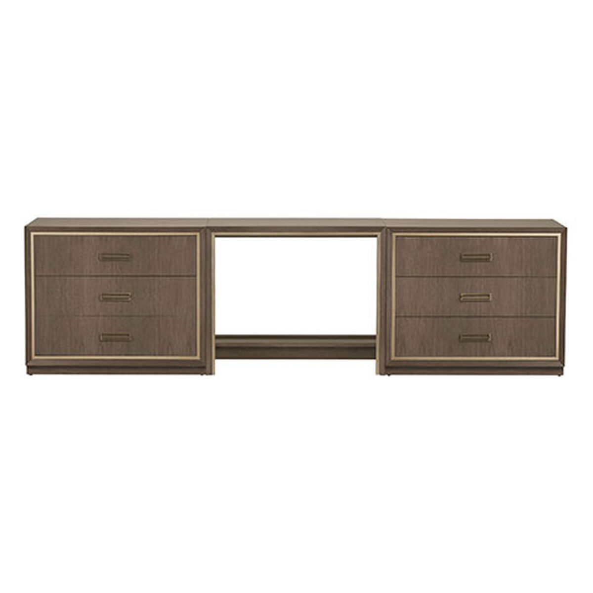 Faraday Classic Three-Piece Extended Bridge Desk
