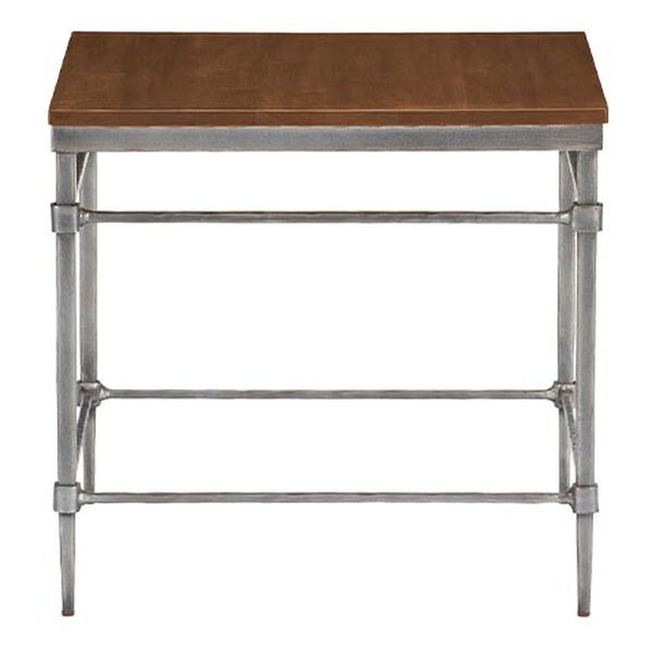 Vida Wood-Top End Table
