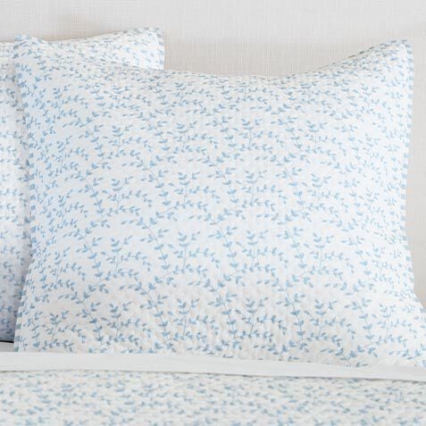 Jasmine Vine Euro Sham image