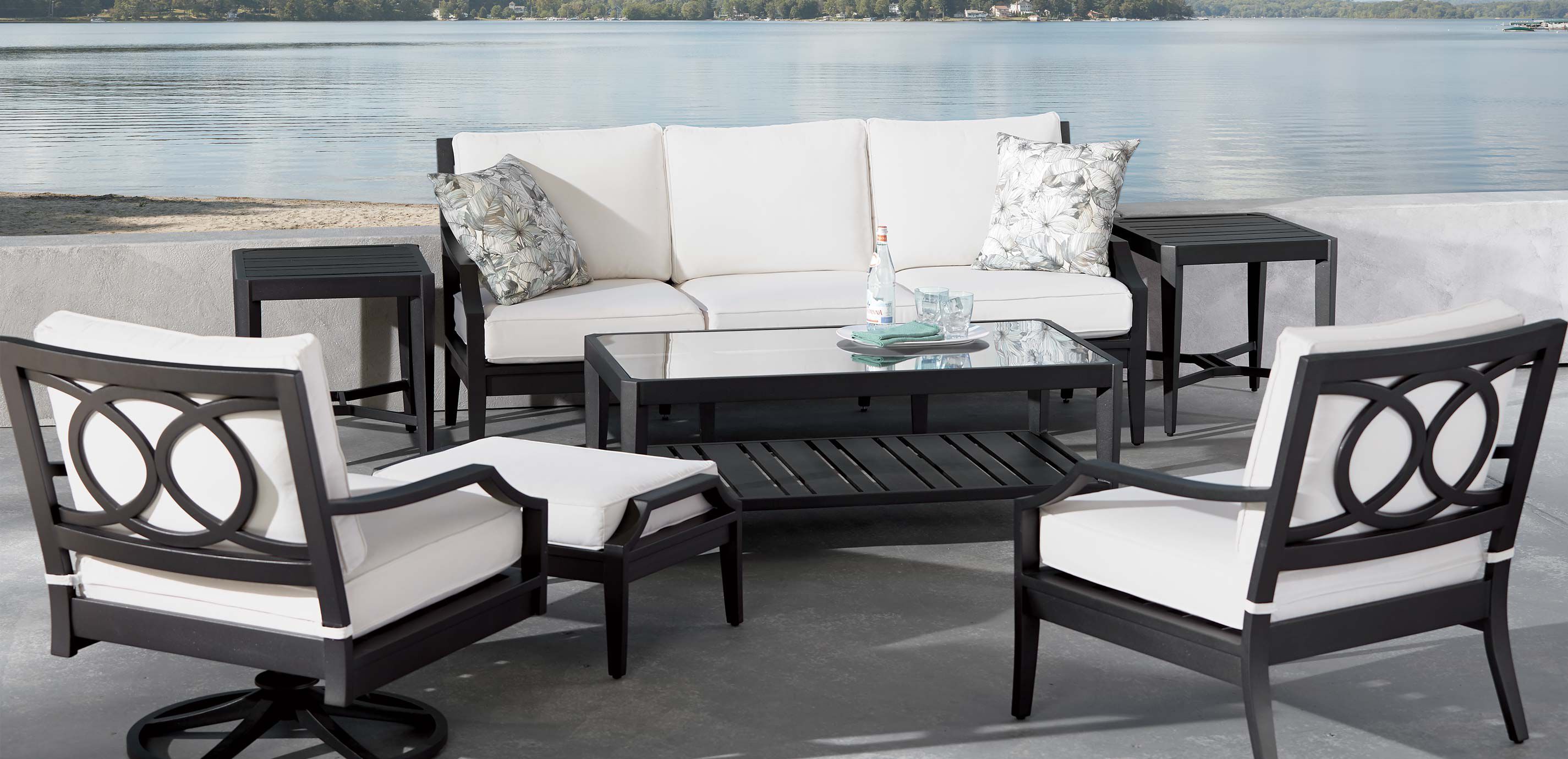 Nod Hill Aluminum Outdoor SpringBase Motion Chair Ethan Allen