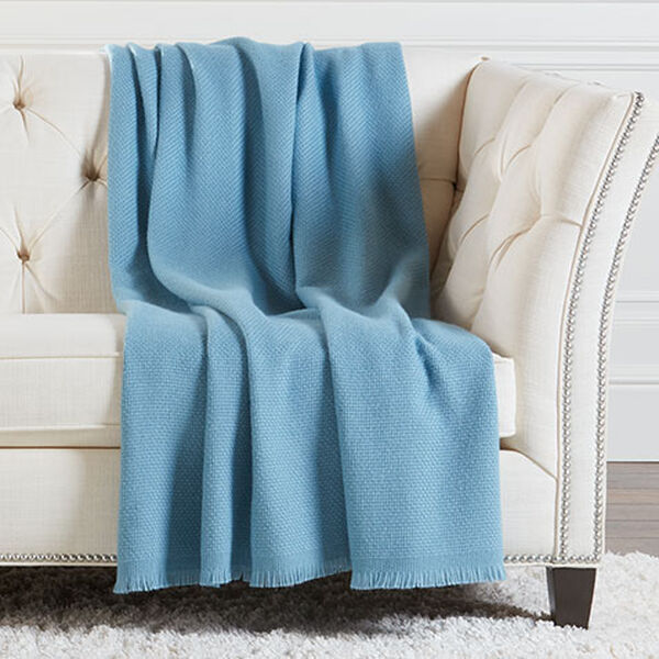 Alpaca Basketweave Throw