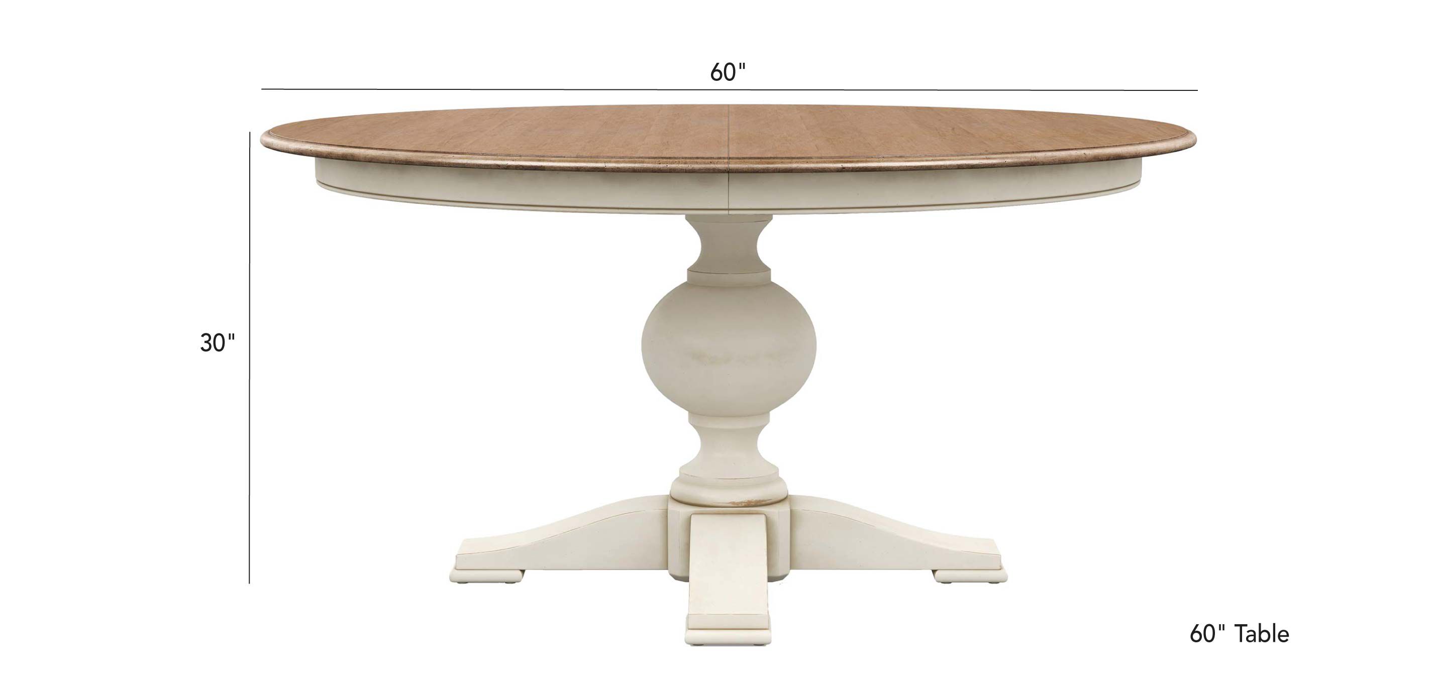 48 inch round extendable dining discount table