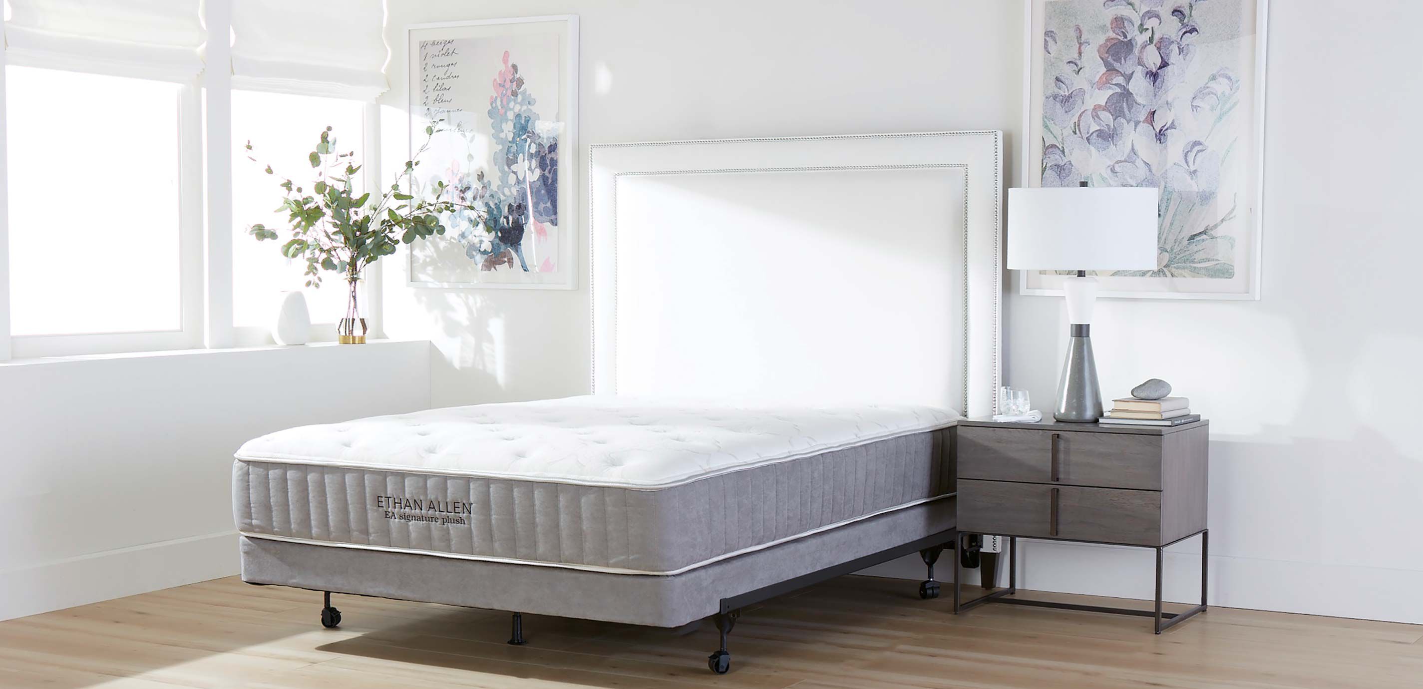 Ethan allen metal bed sale