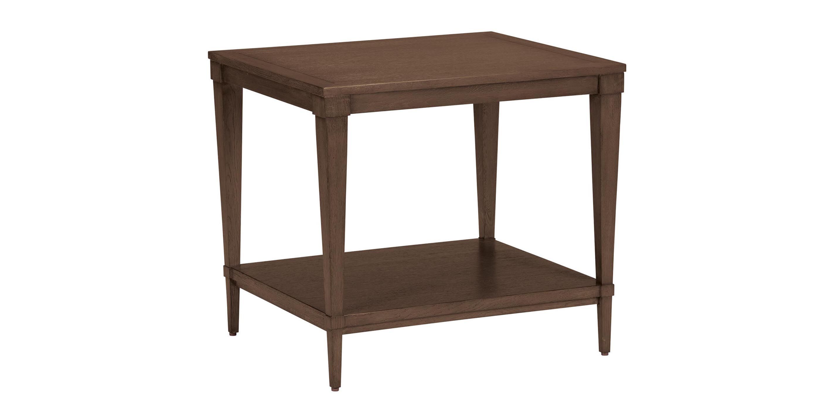 Glenavon Wood End Table | End Table with Shelves | Ethan Allen