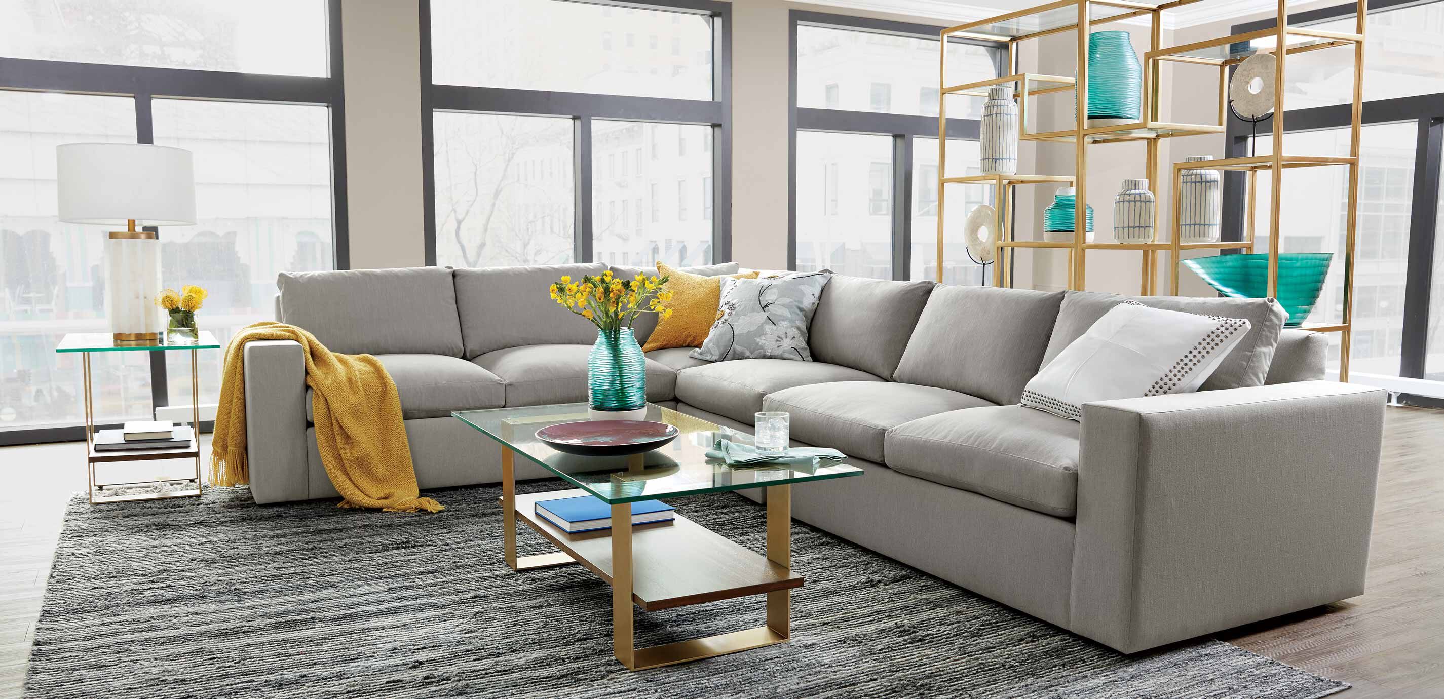 Ethan allen outlet glass table
