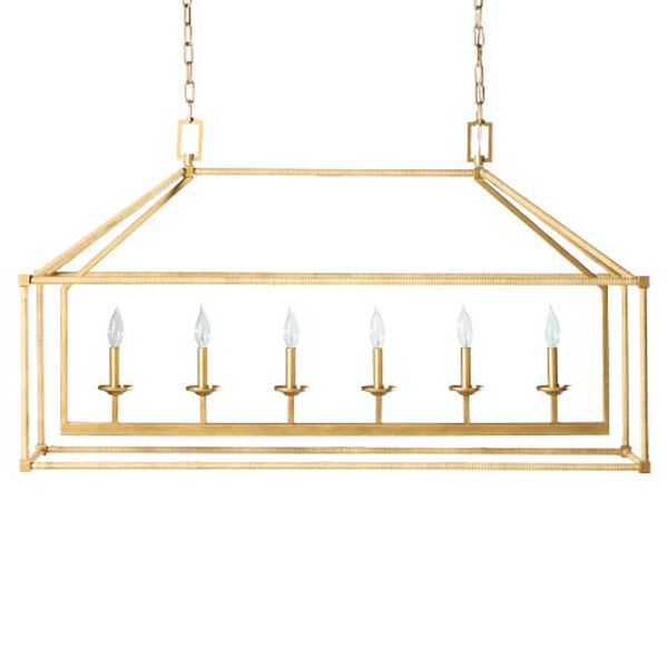 Killian Rattan Linear Chandelier