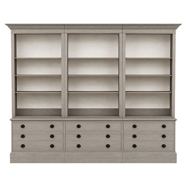 Villa Triple File Bookcase