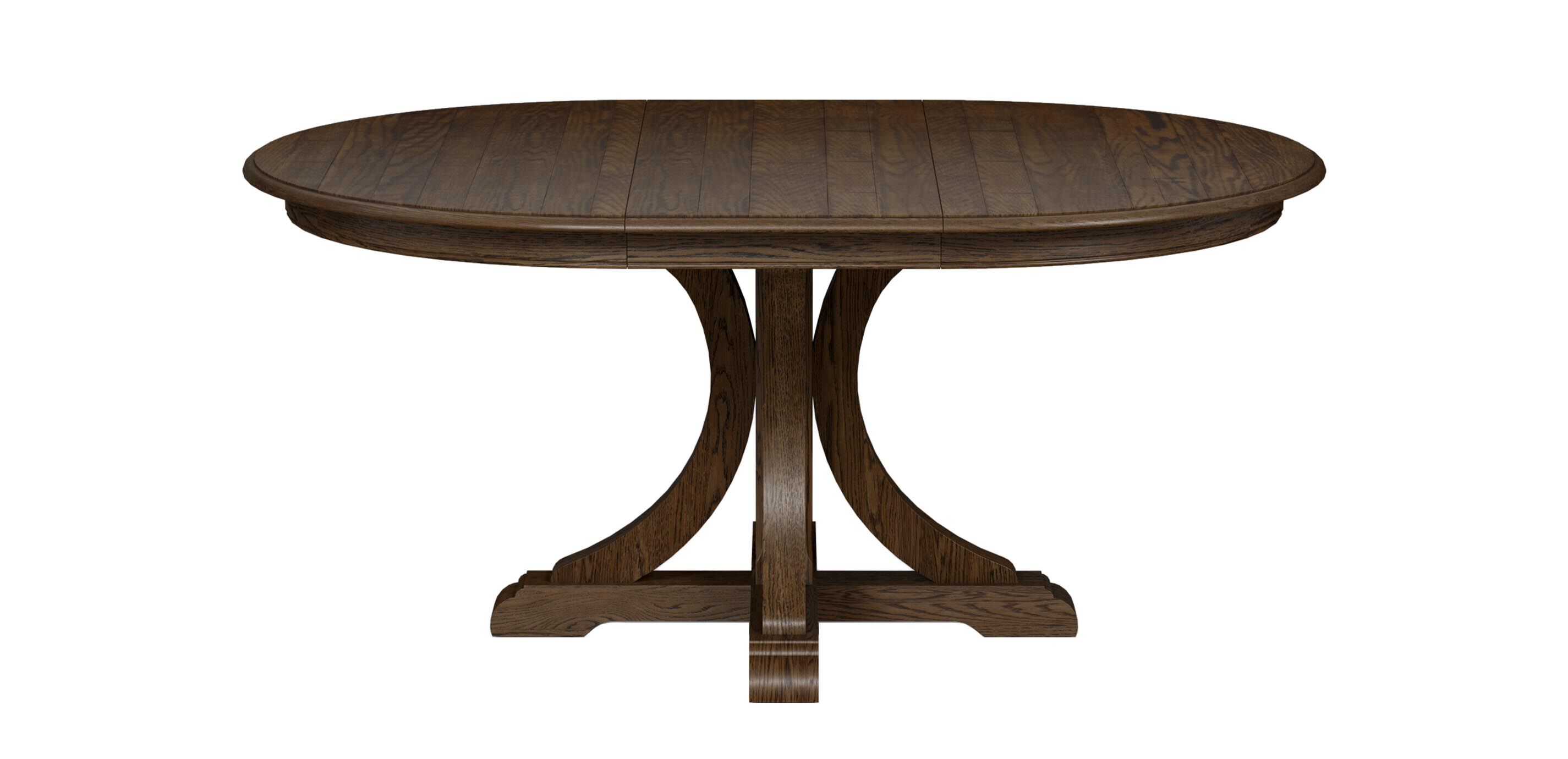 Corin Rough-Sawn Round Extension Dining Table_2