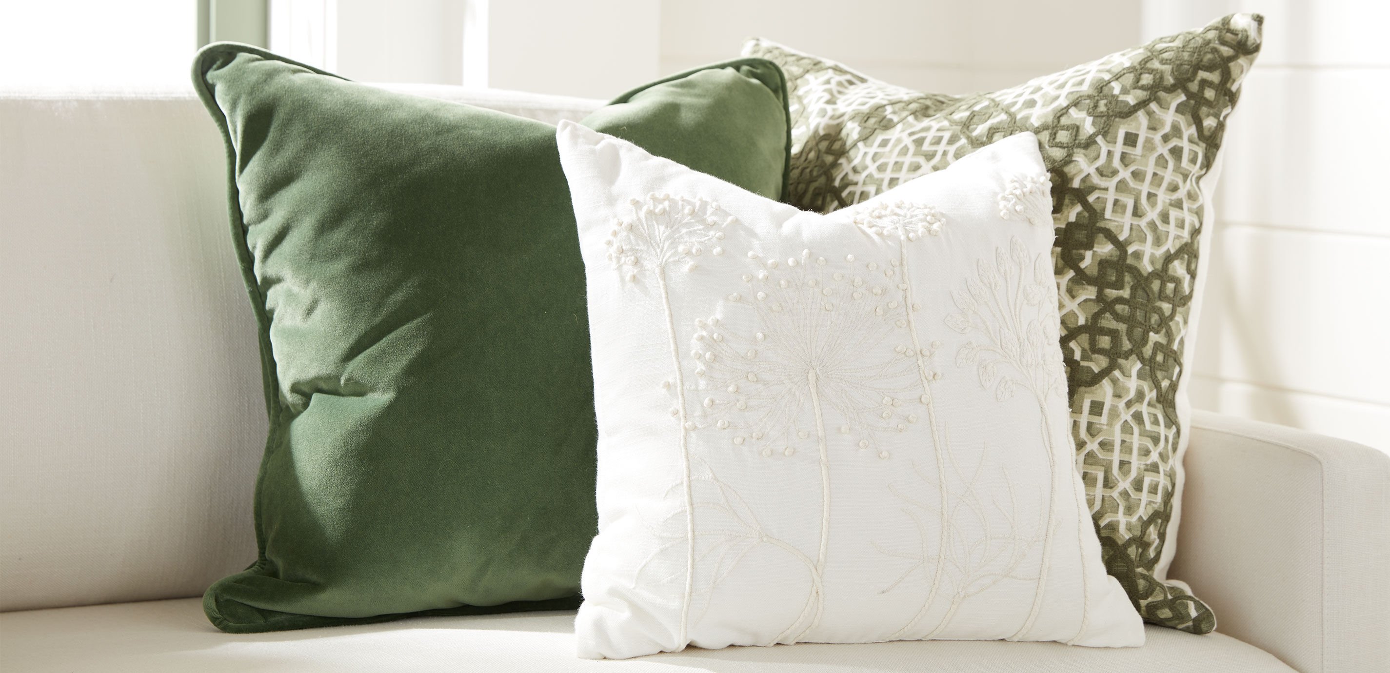 French Knotted Pillow, Ivory_2