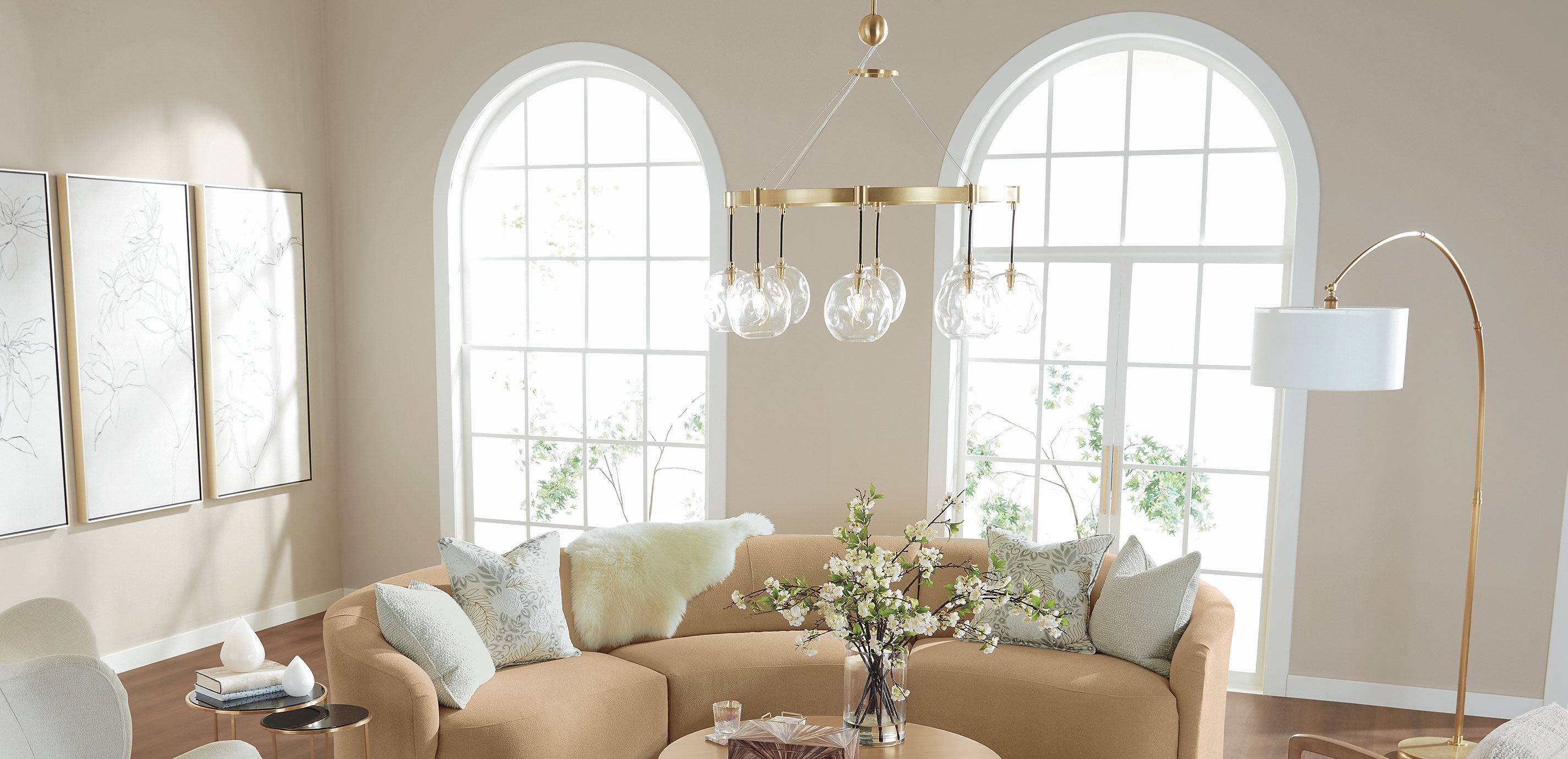 Levy Glass Globe Chandelier_7