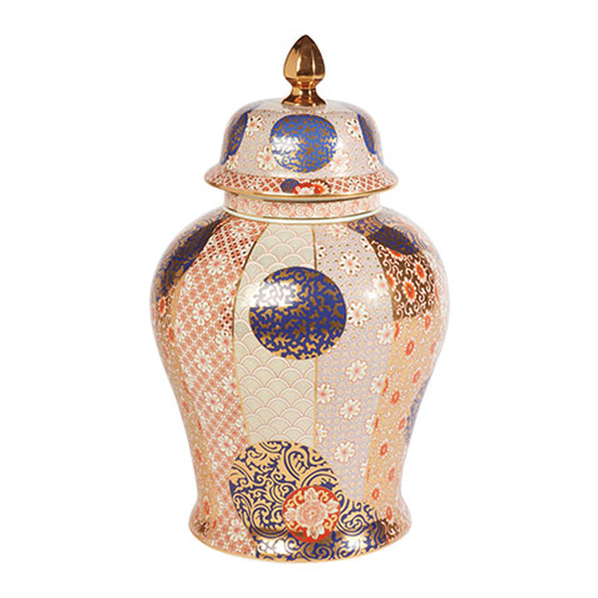 Porcelain Patterned Ginger Jar