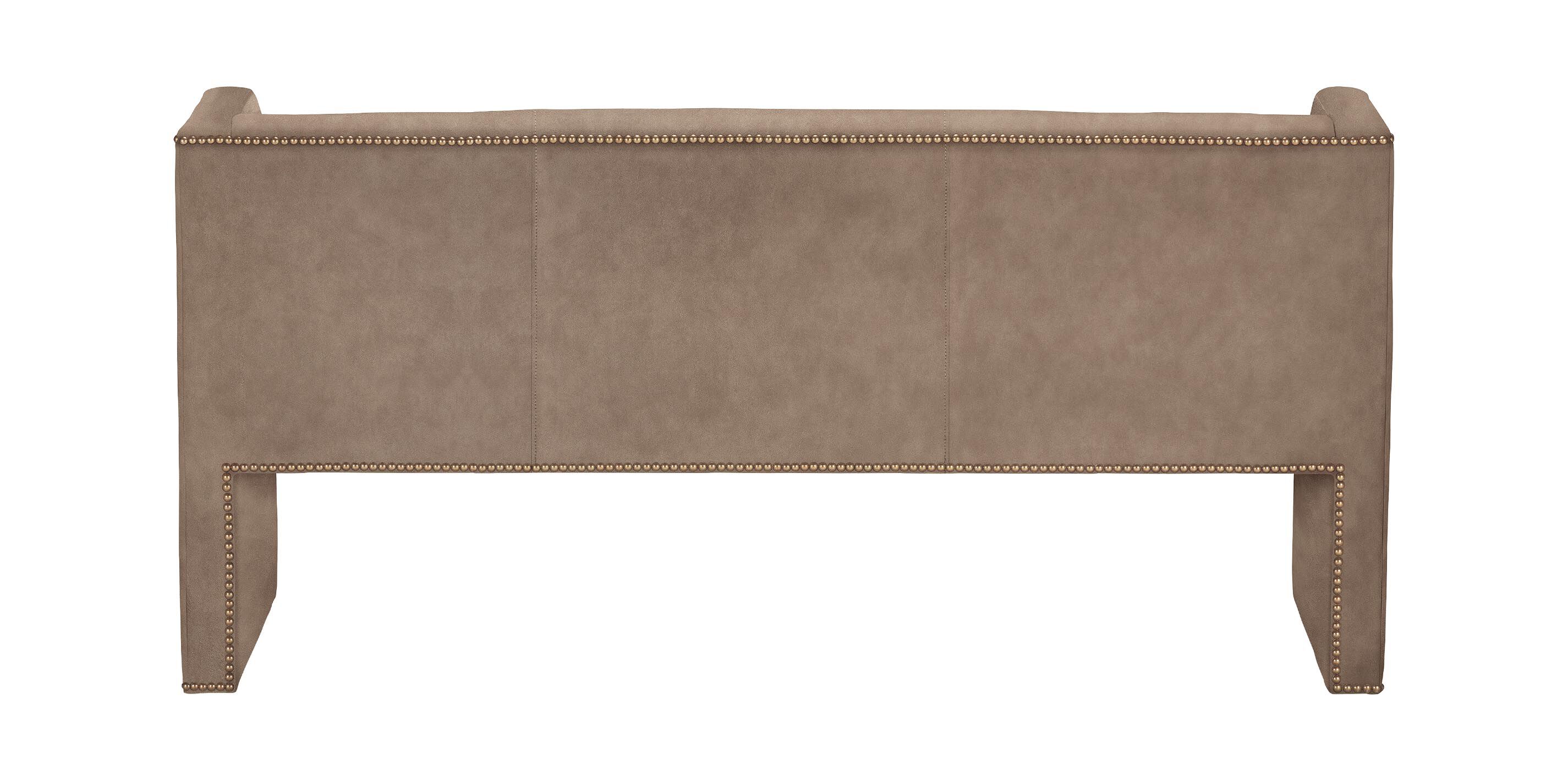 Samira Fully Upholstered Leather Bench_2