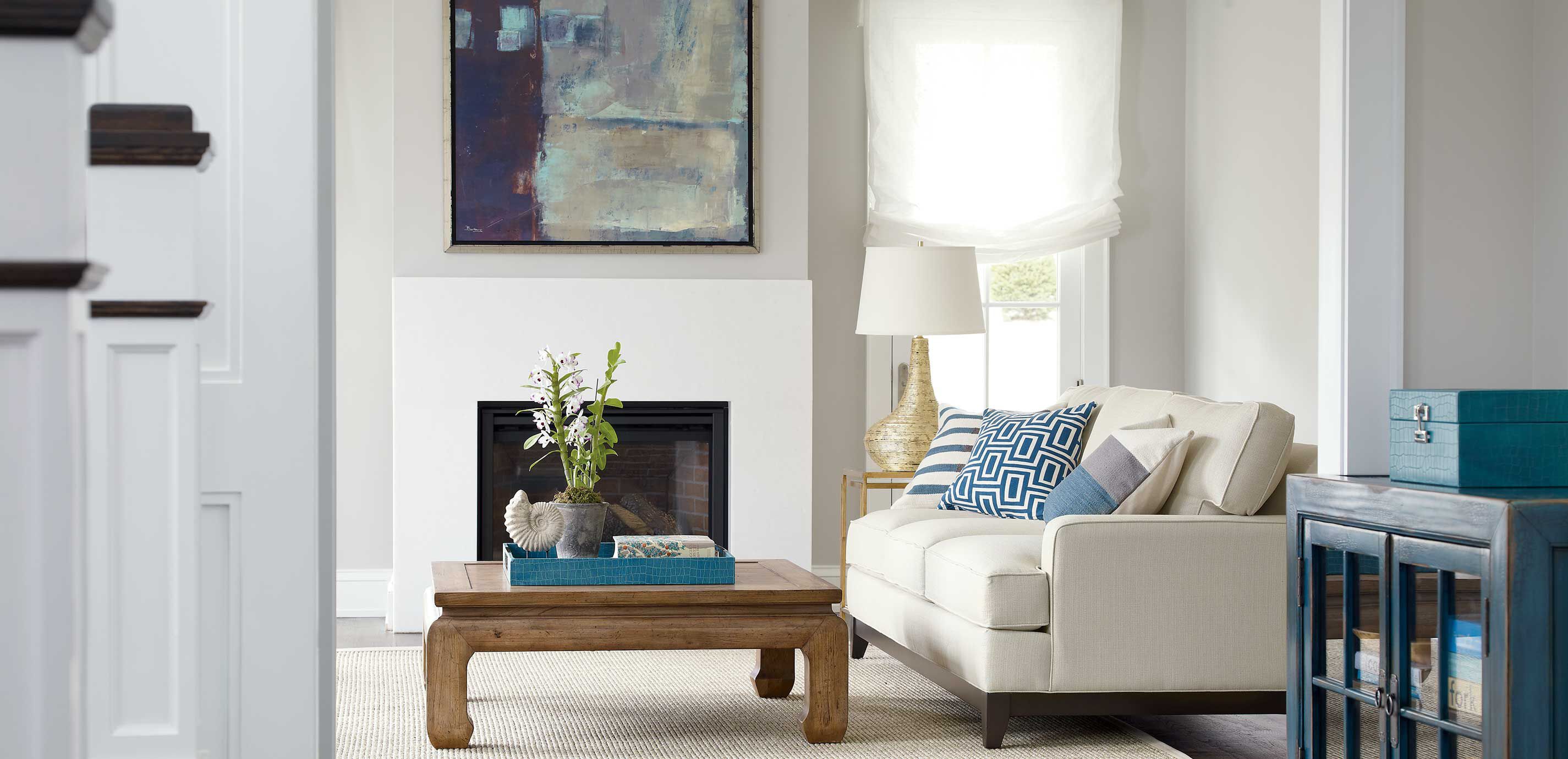 Ethan allen square coffee table sale
