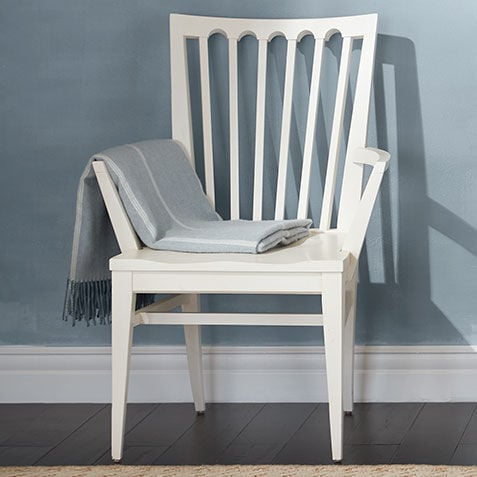 Benham Dining Armchair, Wood Seat Product Tile Hover Image C56211A