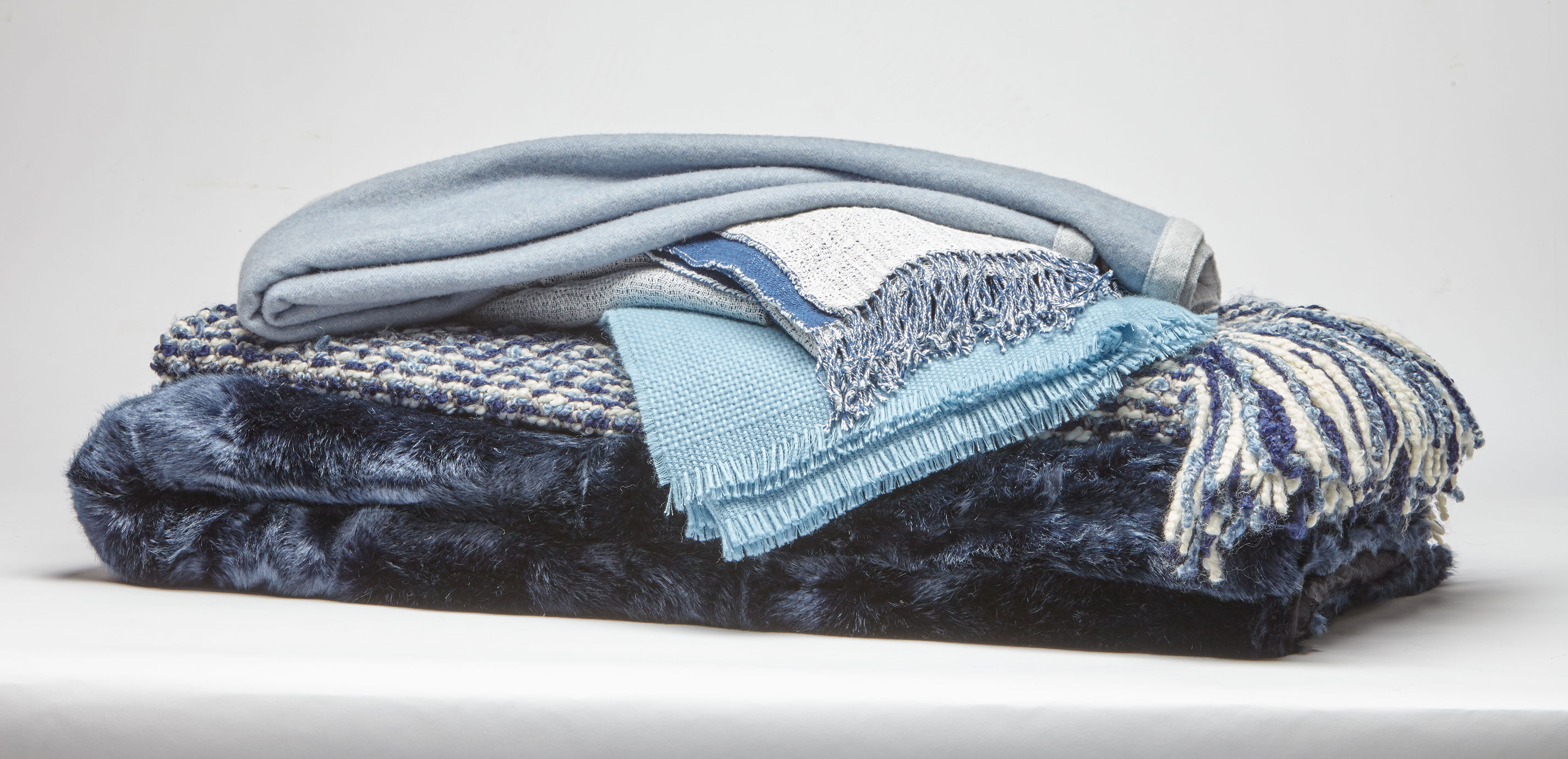 Dalmar faux shop fur throw