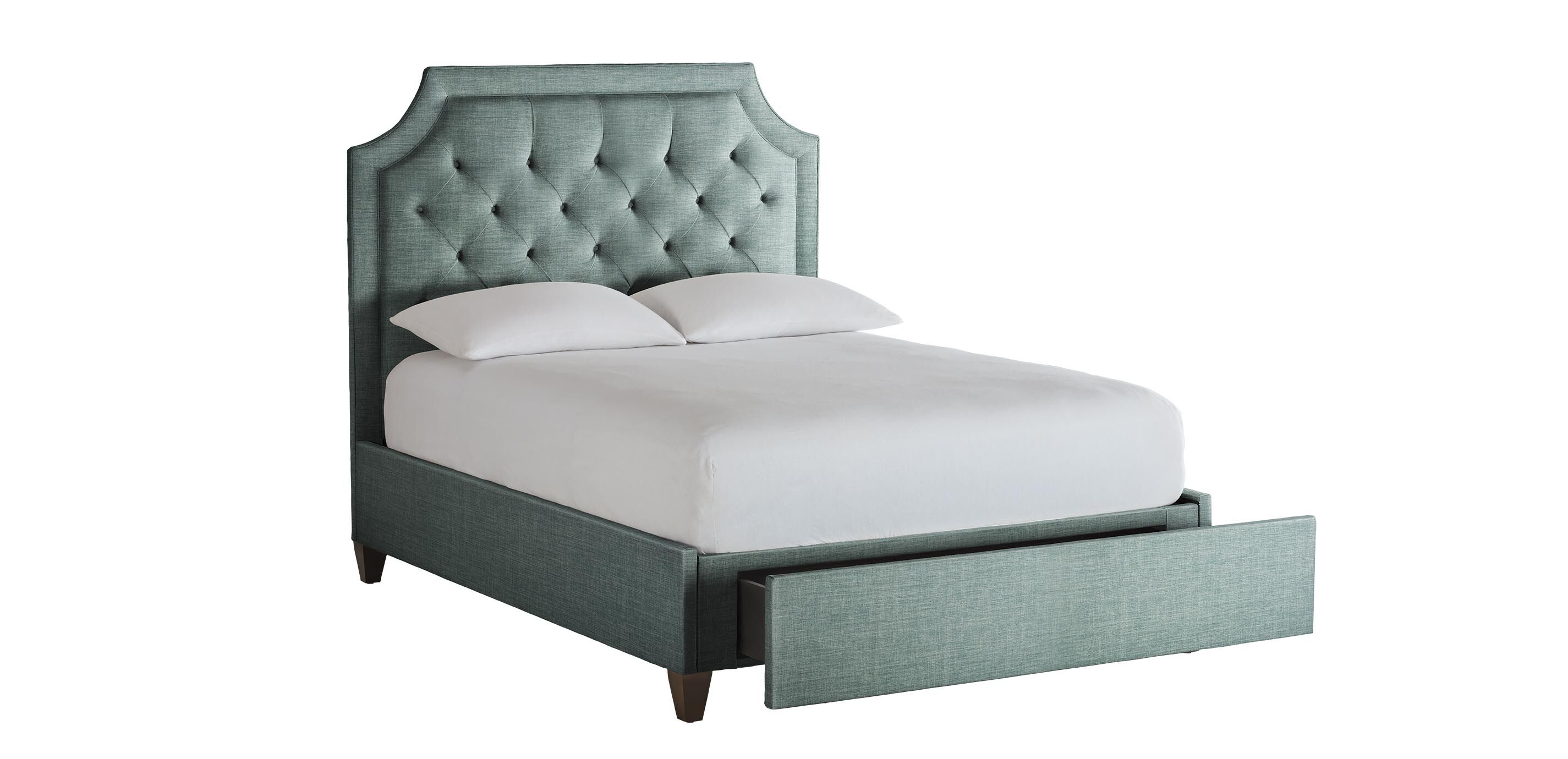 Lianna Custom Upholstered Storage Bed