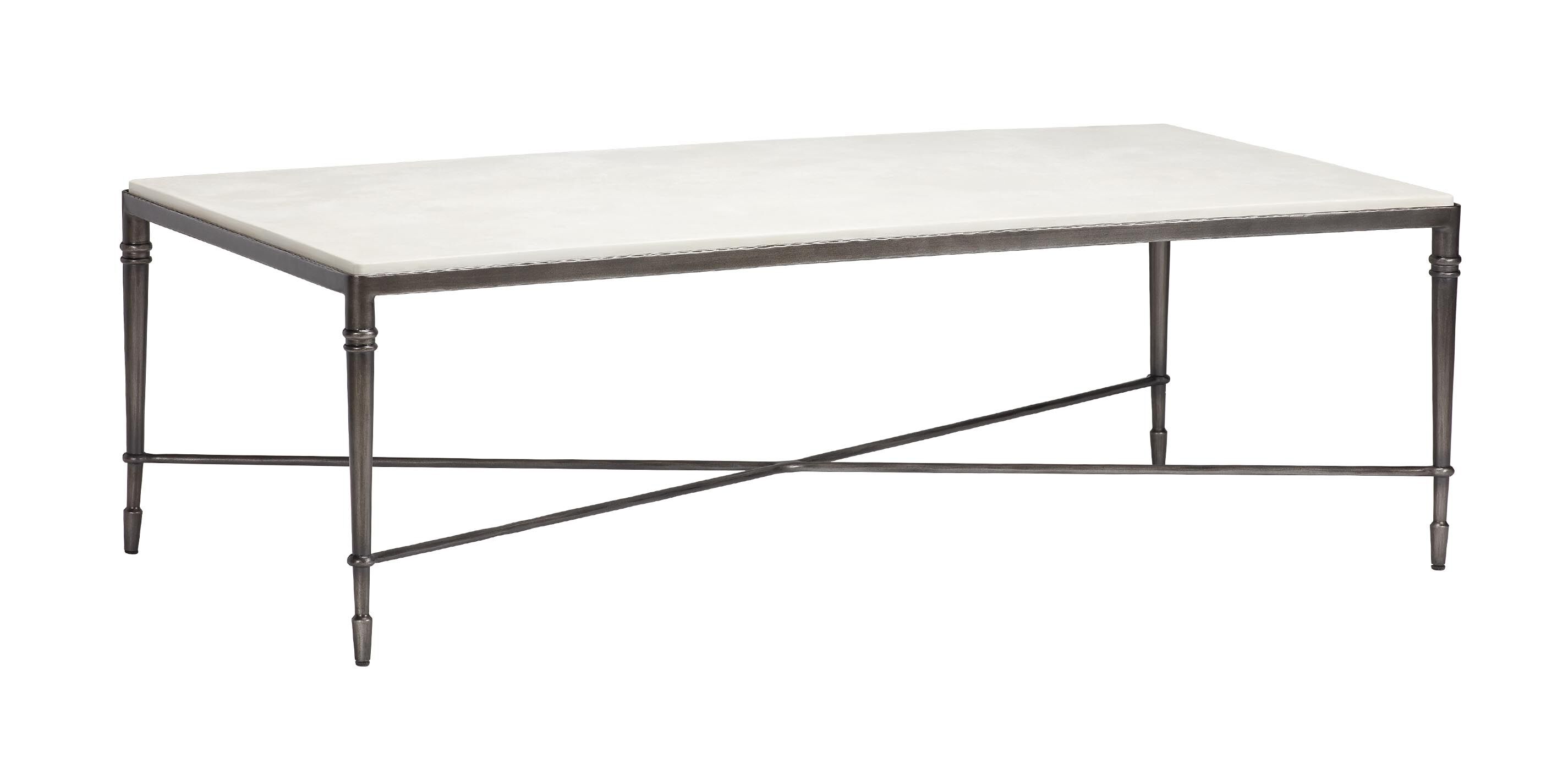 Valeria Stone-Top Rectangular Coffee Table_1