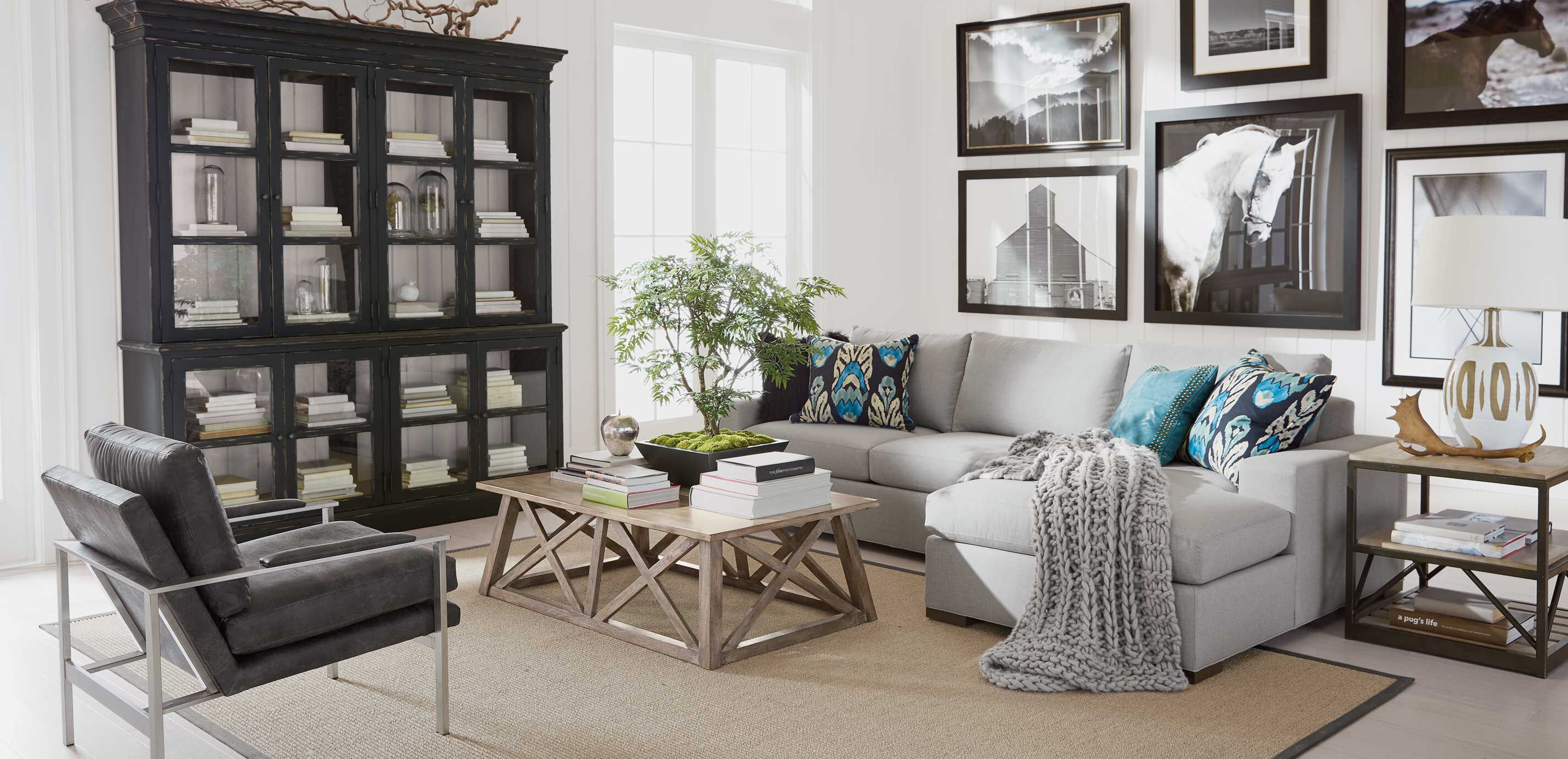 Conway TwoPiece Sectional Ethan Allen