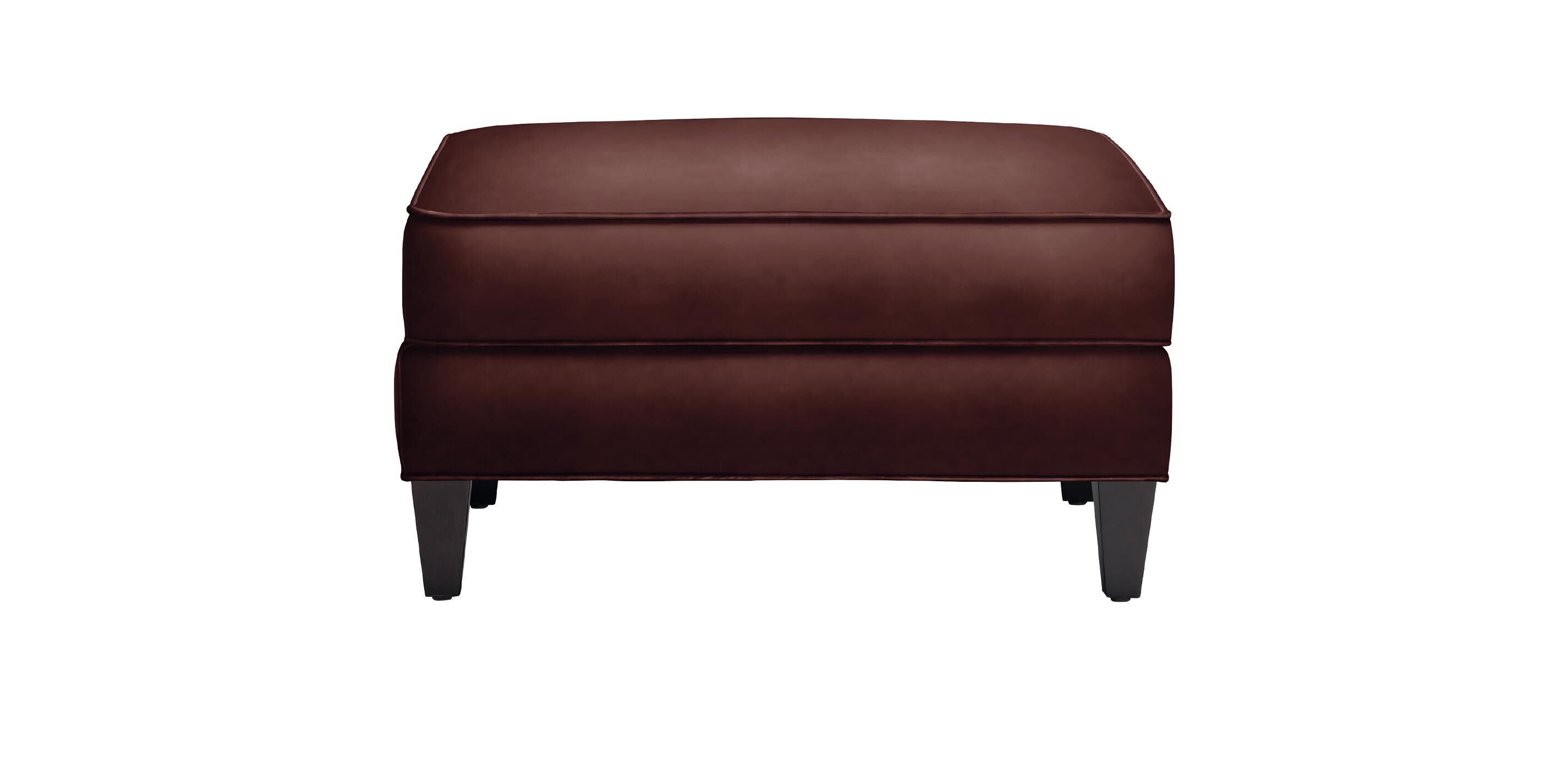 Bridgers Leather Ottoman