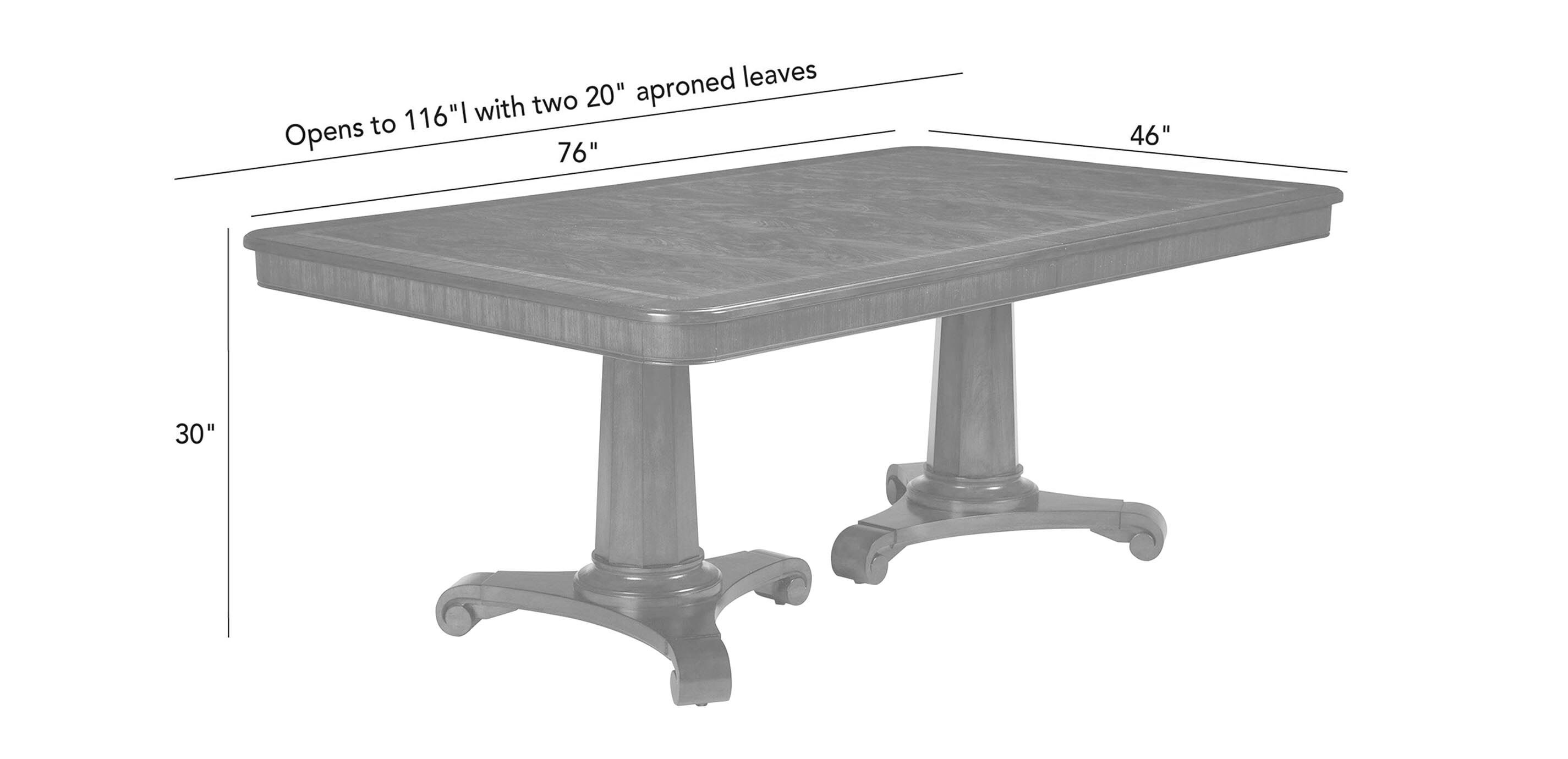 Ethan allen sanders dining table cheap