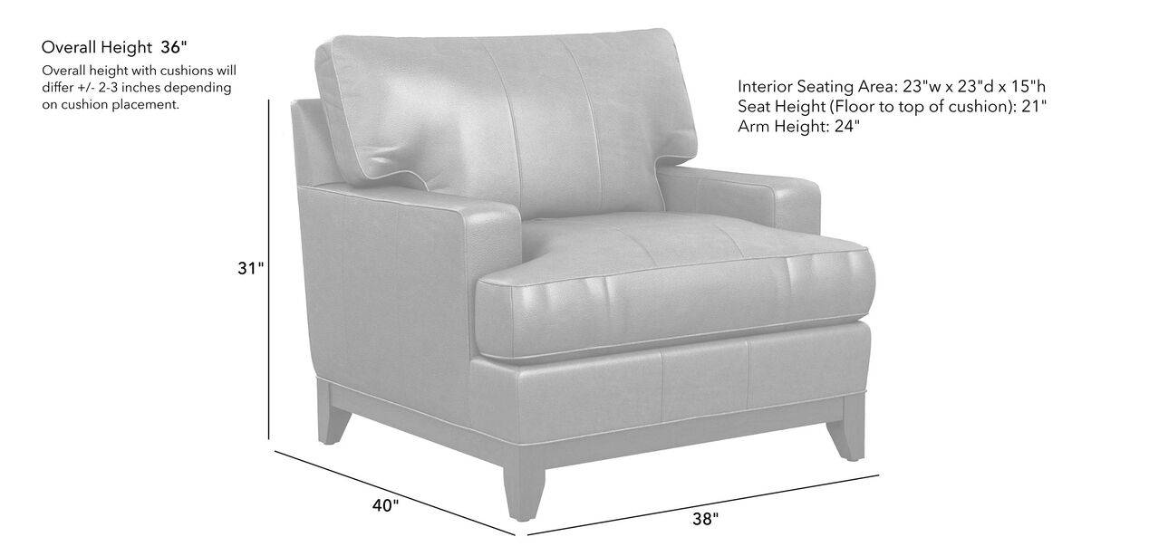 Arcata Leather Chair Chairs Chaises Ethan Allen