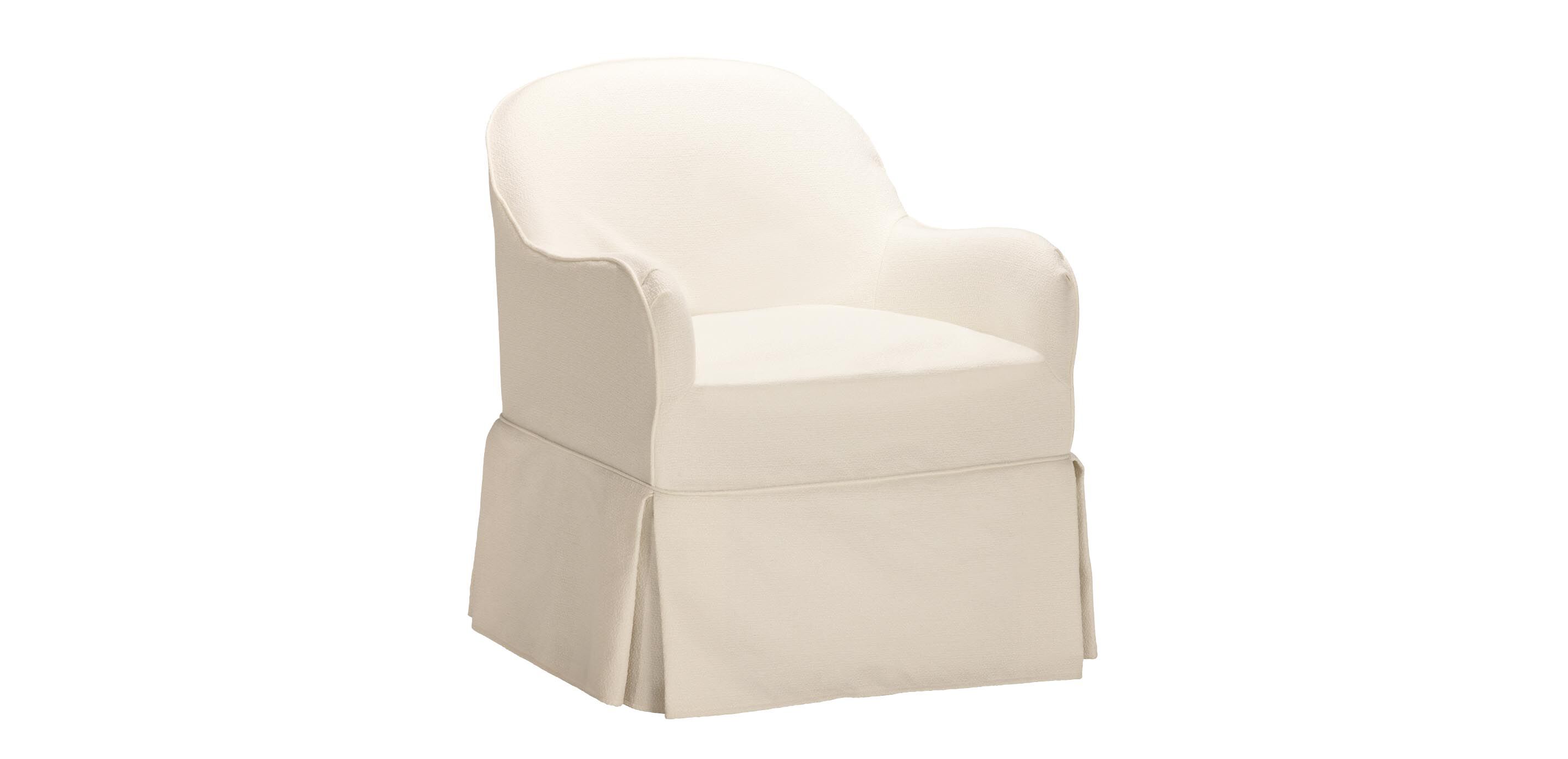 Dani Slipcovered Swivel Chair_1