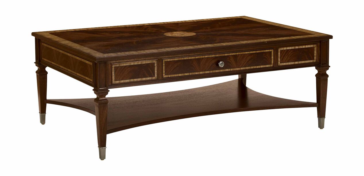 Lawton Mahogany Coffee Table Newport Collection Ethan Allen