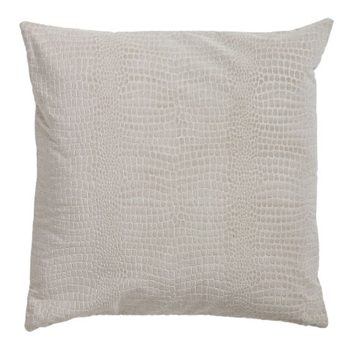 Embossed Velvet Pillow, Taupe