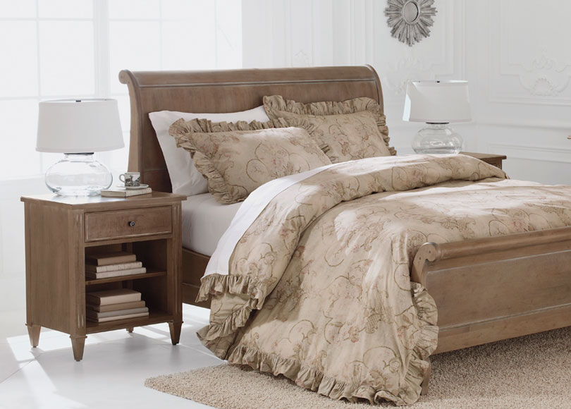 Jason Night Table Ethan Allen maple or birch Nightstand Ethan Allen