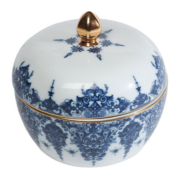 8" Arabesque Porcelain Keep-All Jar