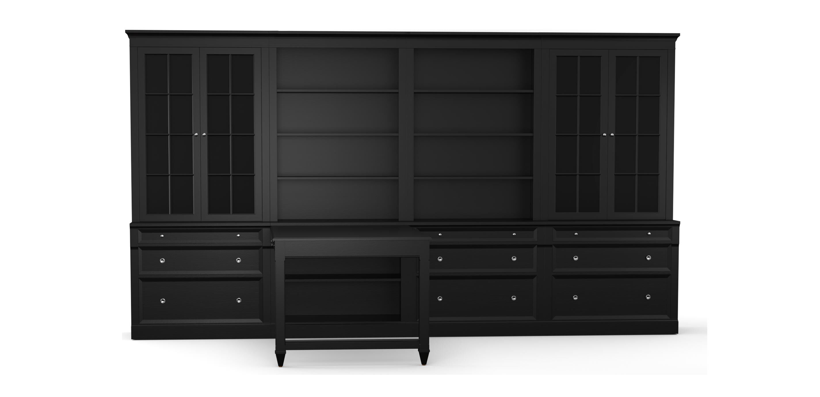 Continental Grand Office Island, Glass Doors