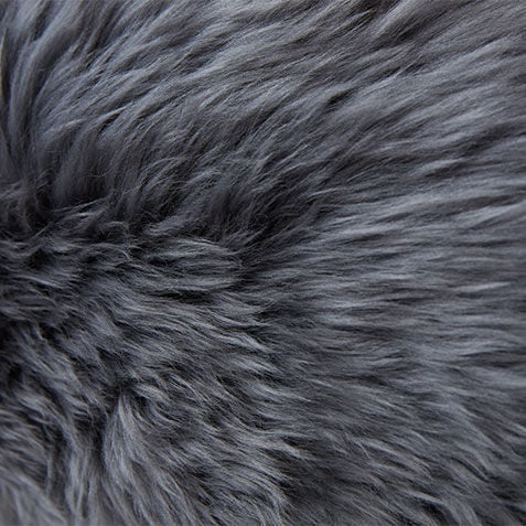 Long Hair Sheepskin Lumbar Pillow Product Tile Hover Image 062519MST