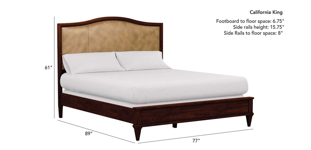 Charlton Leather Bed Beds Ethan Allen