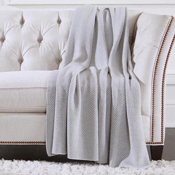Wool Herringbone Throw