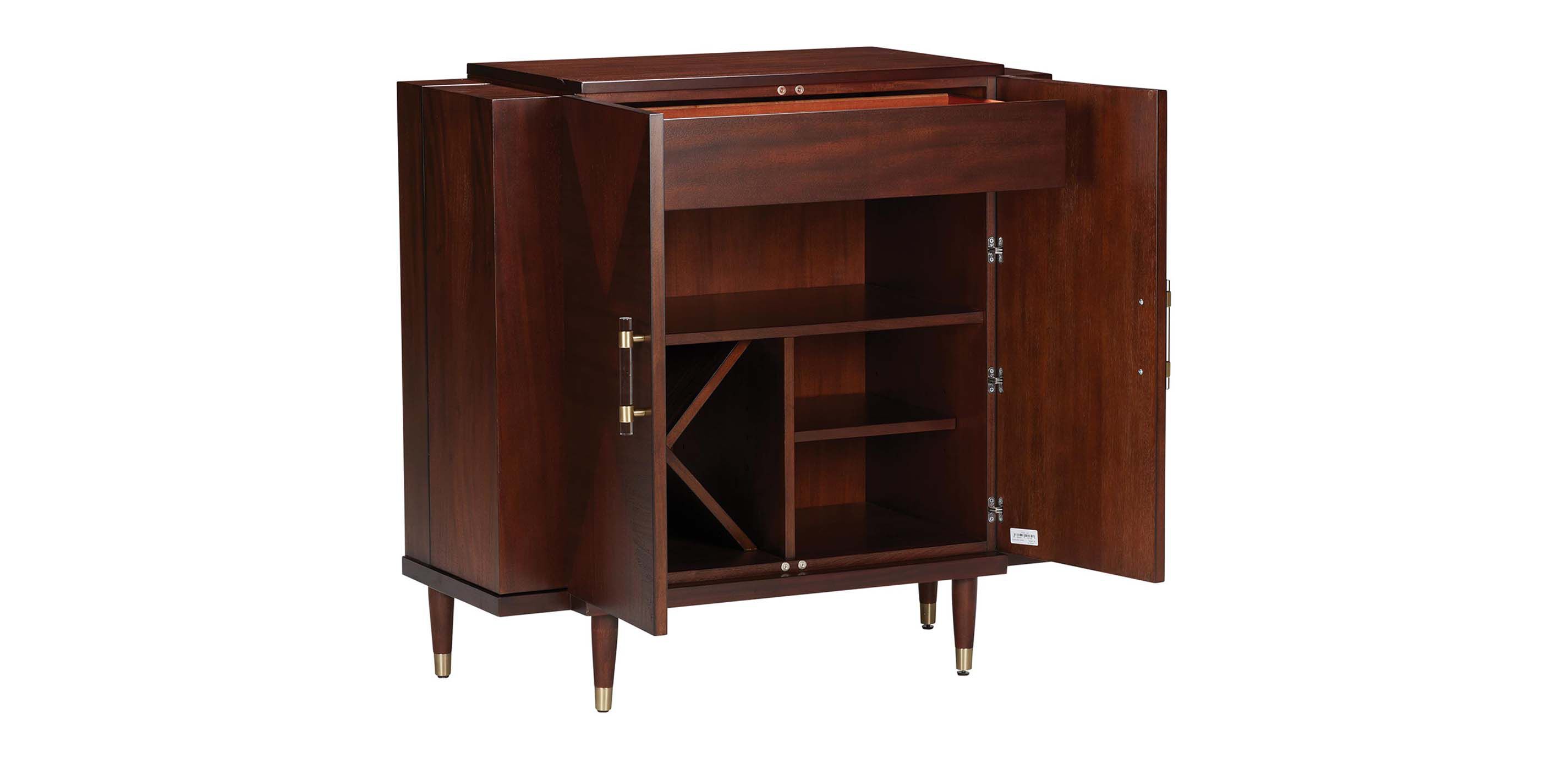 Ethan allen wine deals cabinet