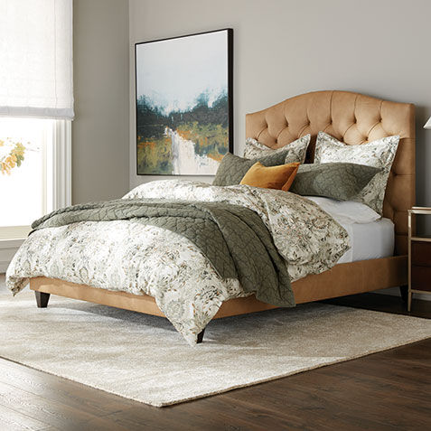 Kasidon queen tufted outlet bed