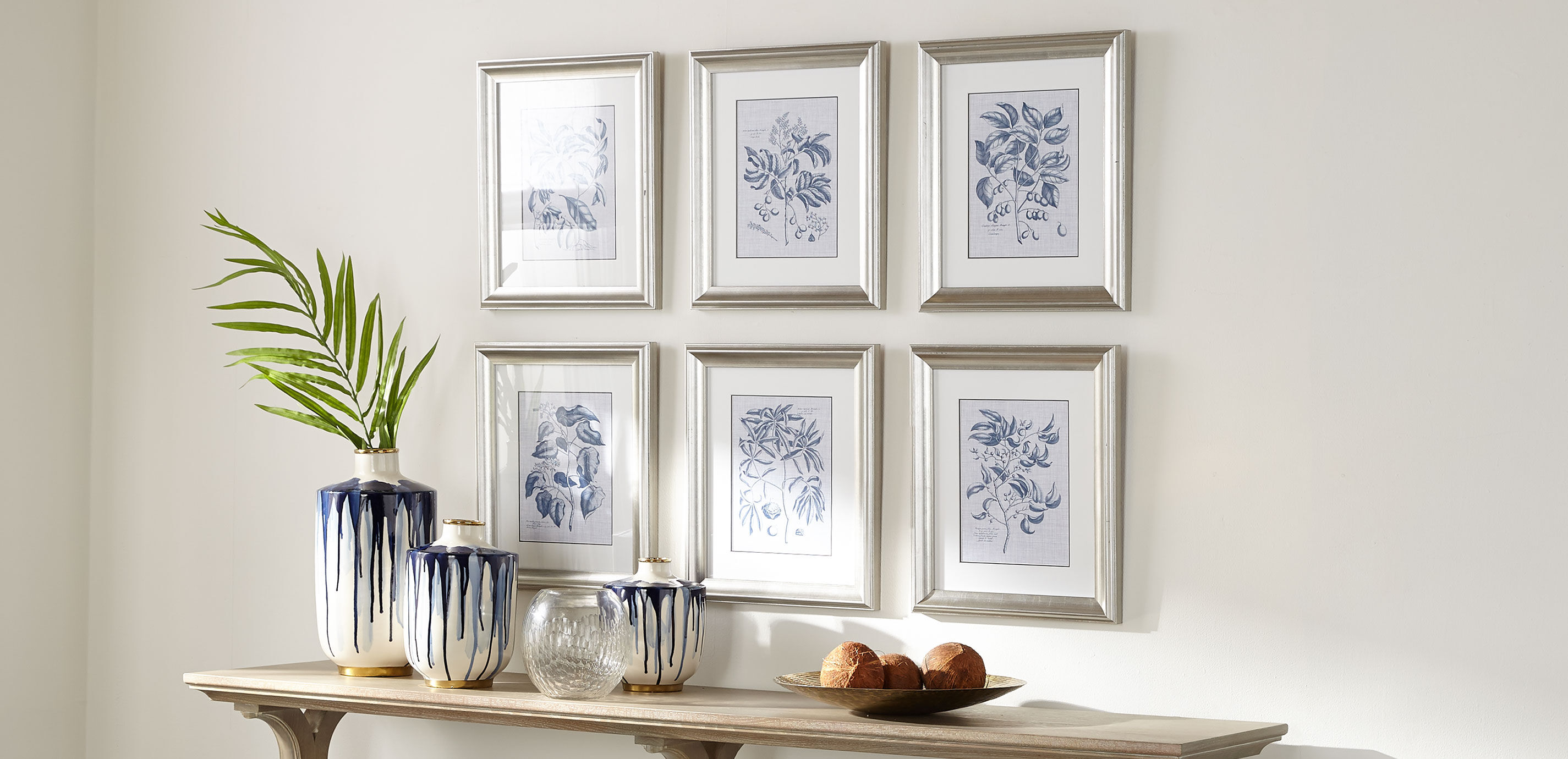 Navy and Linen Botanical II_3