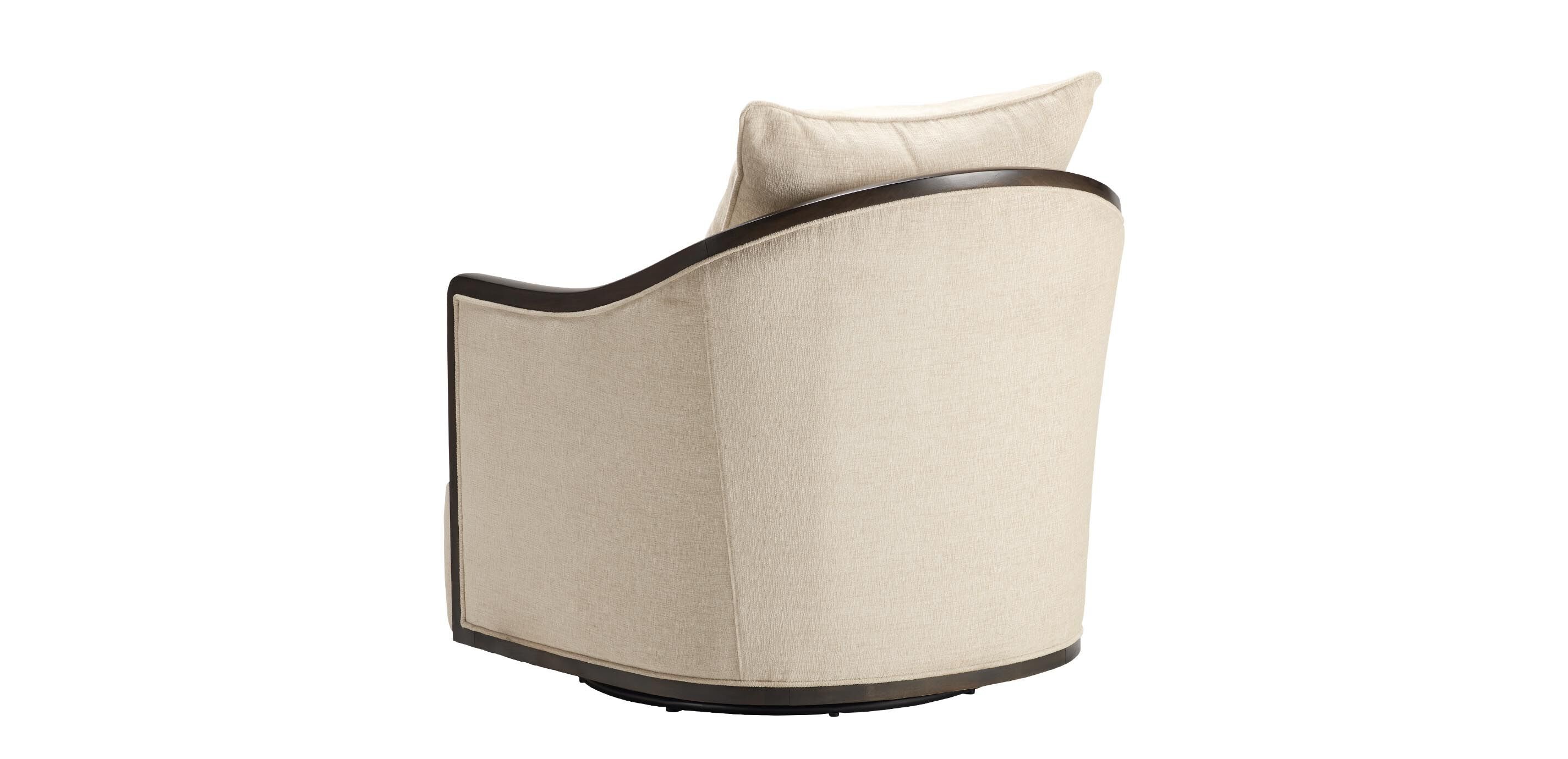 Maeva Wood Frame Swivel Chair_4