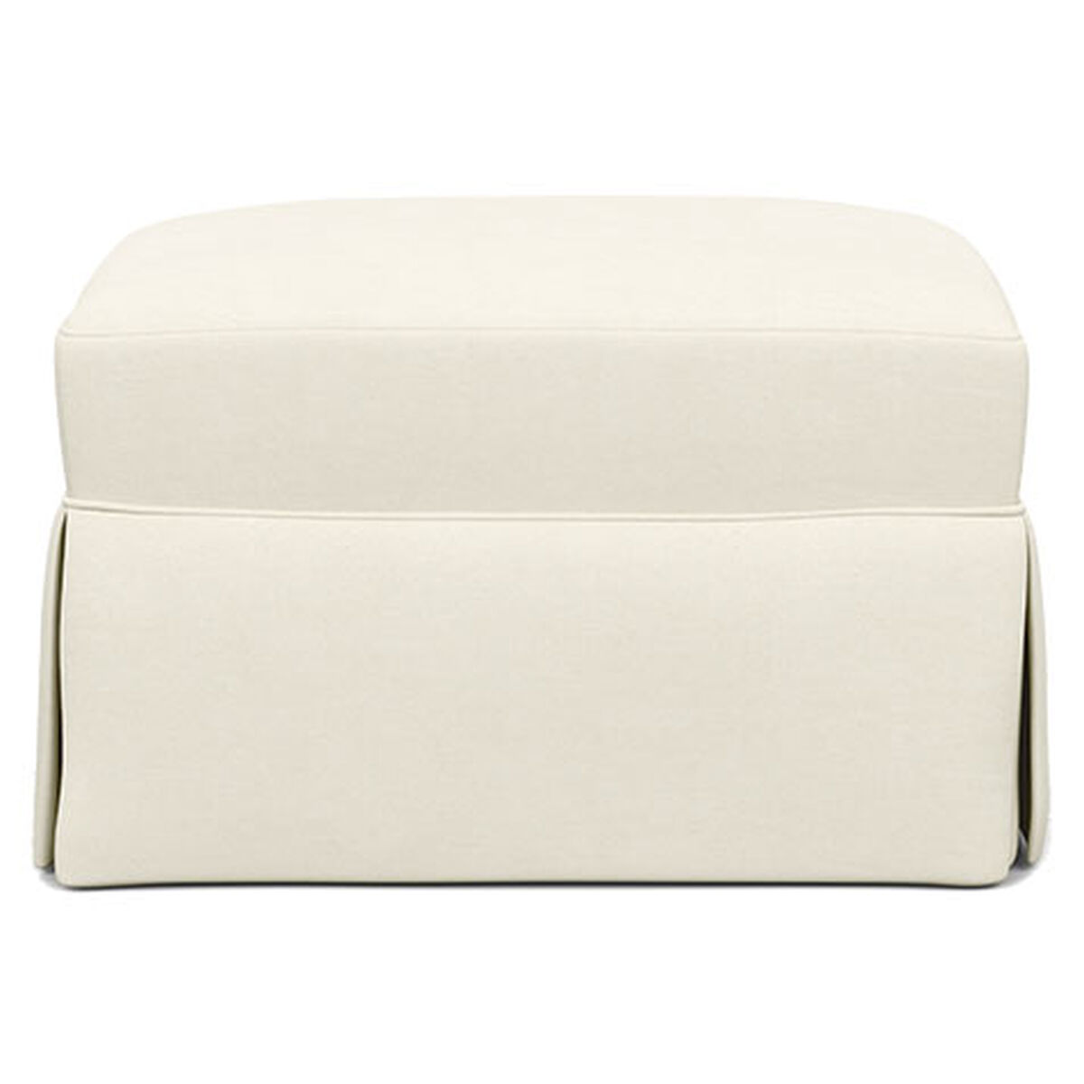 Bennett Slipcovered Ottoman