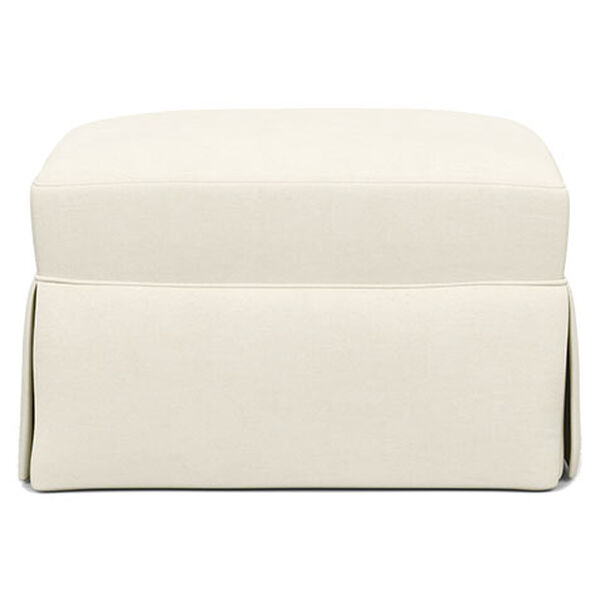 Bennett Slipcovered Ottoman