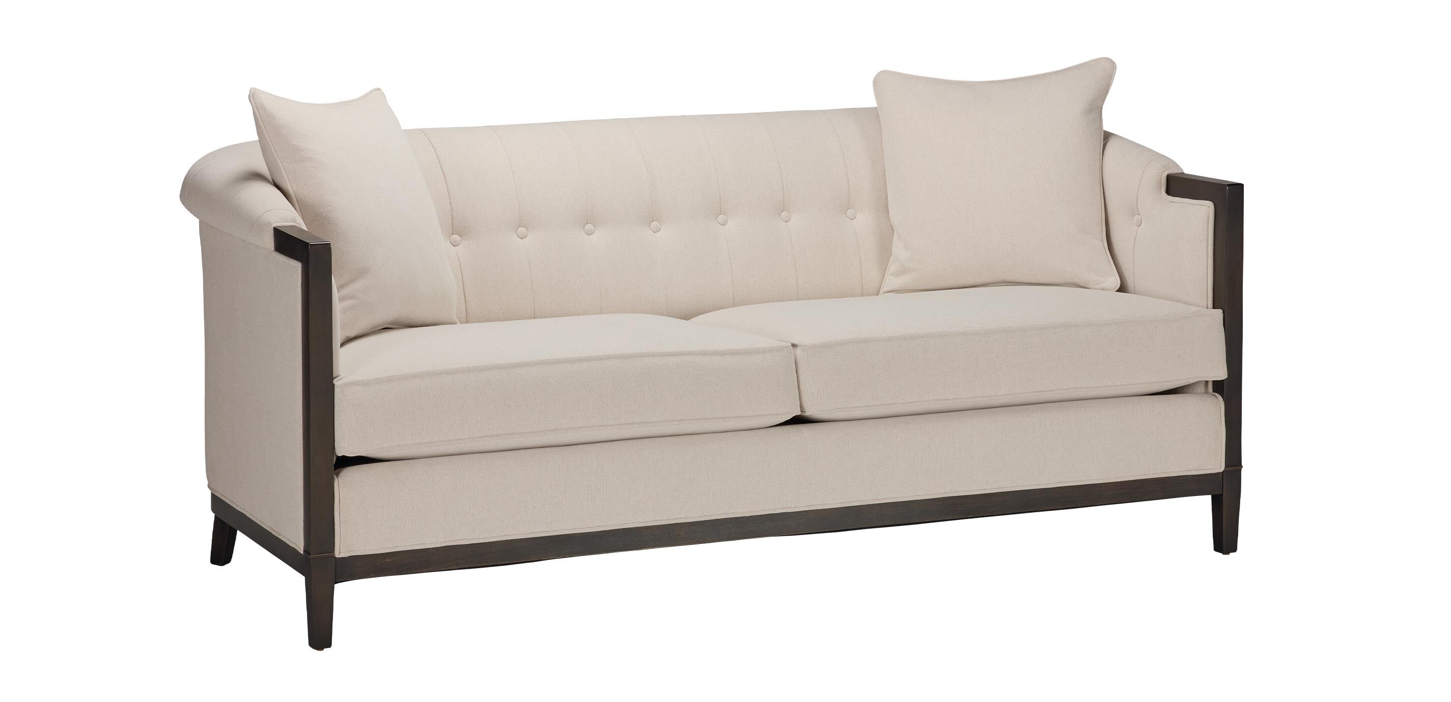 Mont Rose Exposed Wood Sofa_1