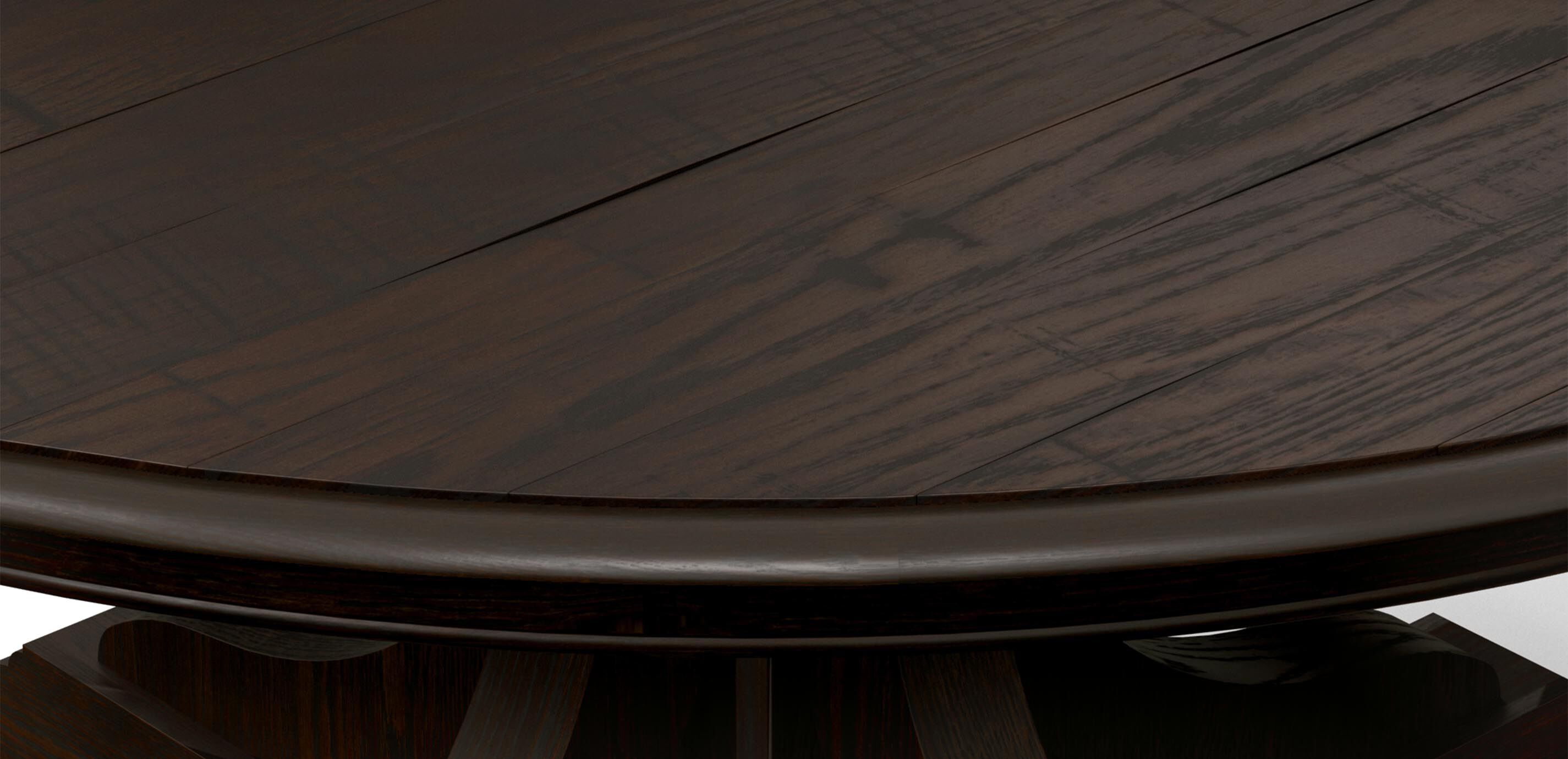 Corin Rough-Sawn Round Extension Dining Table_4