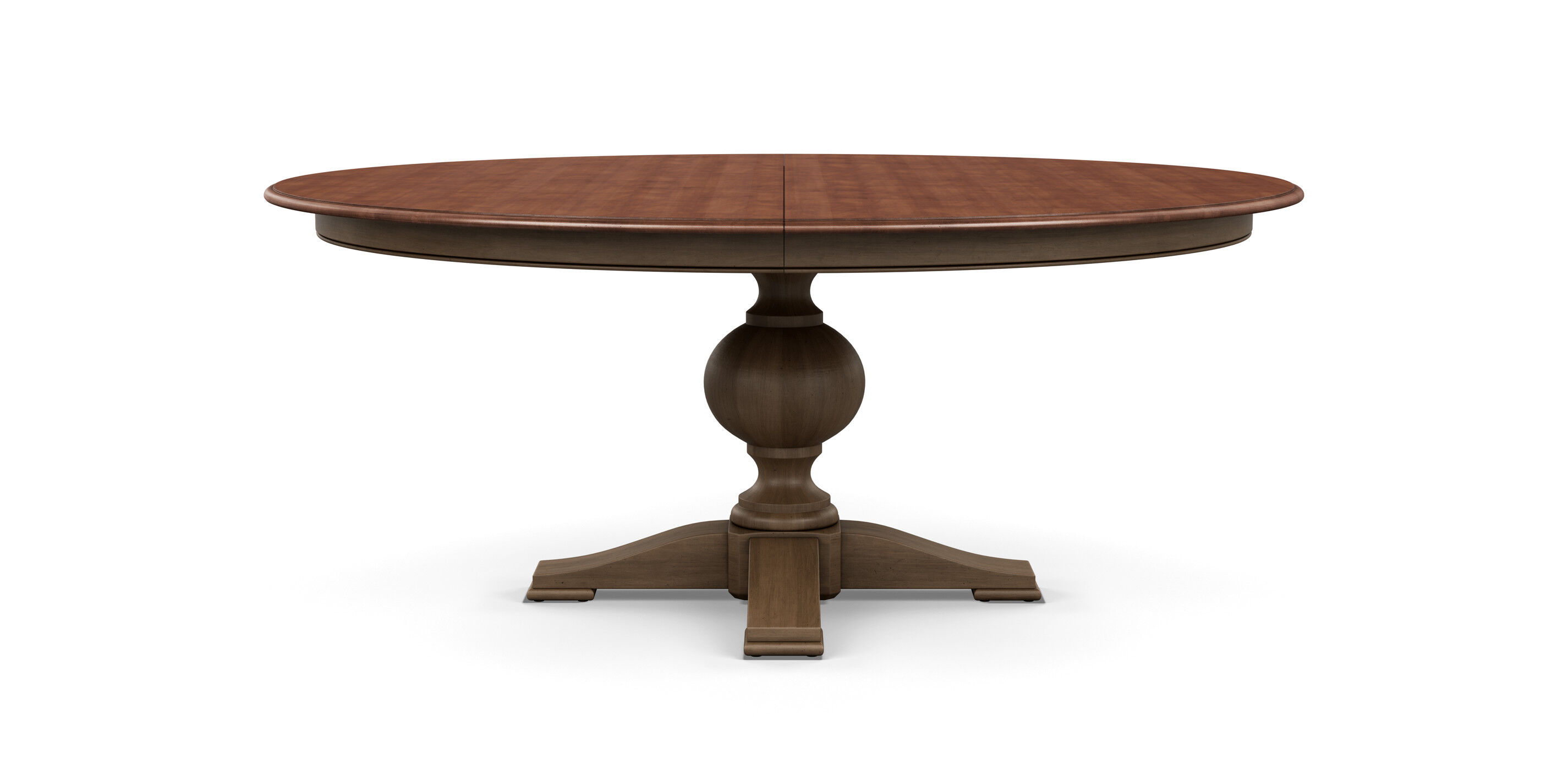 Ethan allen round dining table discount